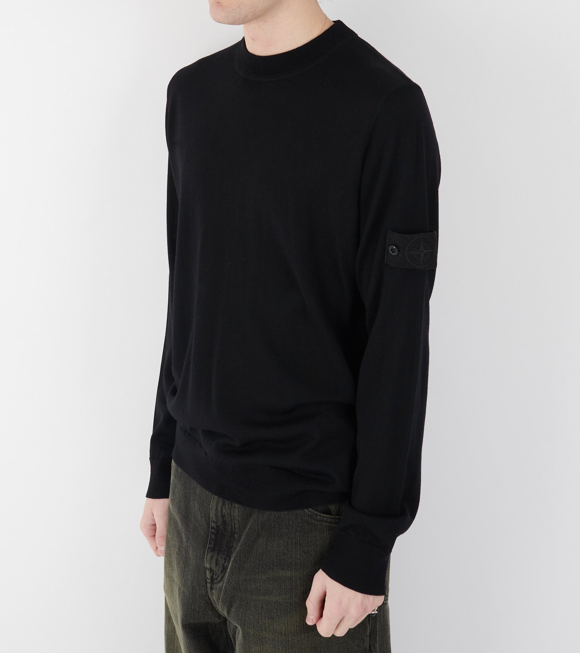 Ghost Lightweight Wool Knit Black