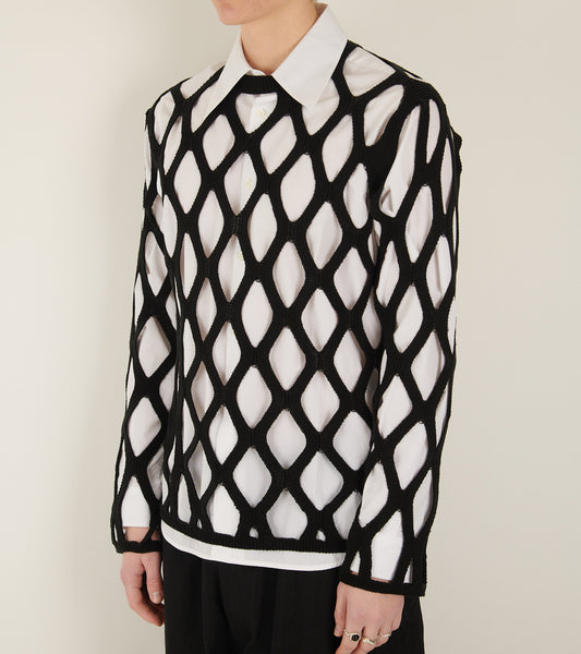 Hole Sweater Black