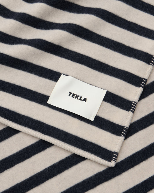 Lambswool Blanket Magpie Stripes