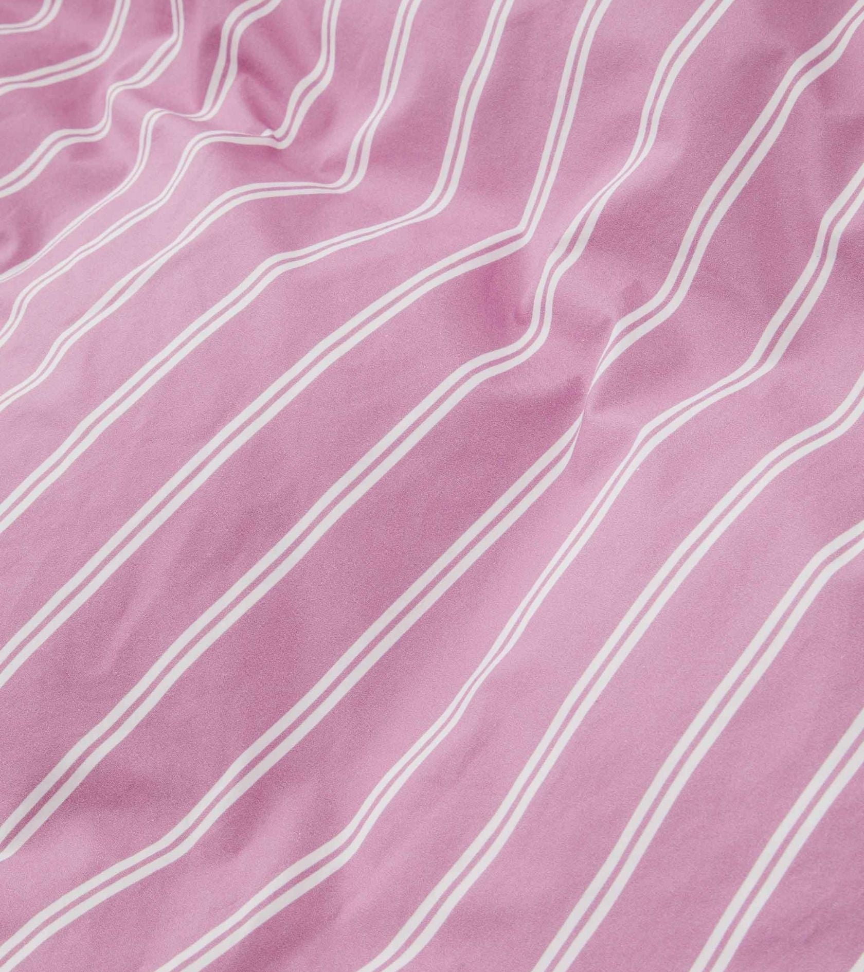 Percale Pillow 60x63 Mallow Pink Stripes