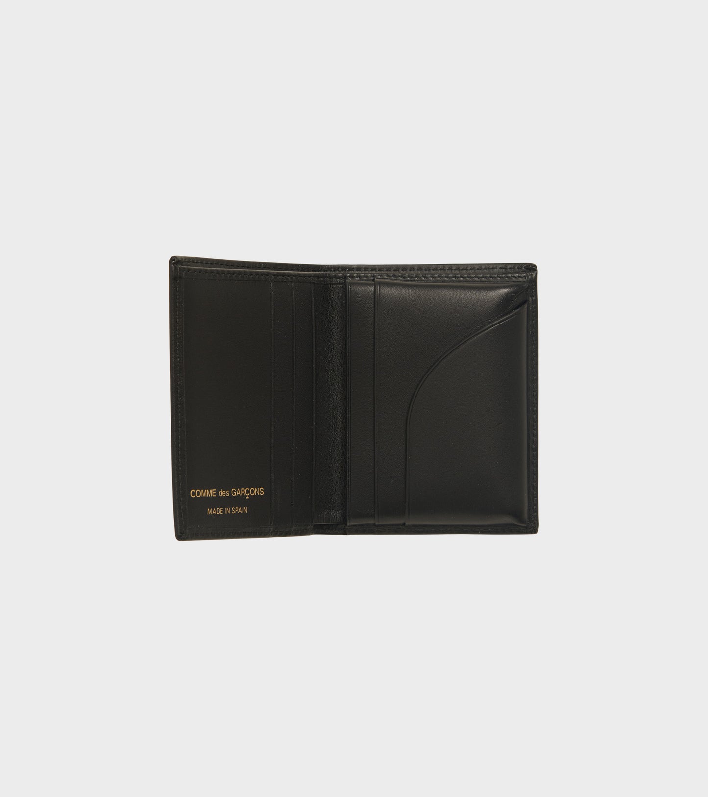 No Zip Wallet Black
