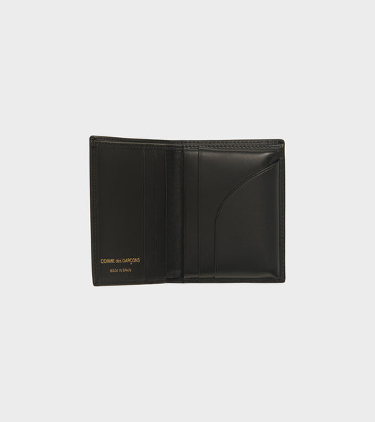 No Zip Wallet Black