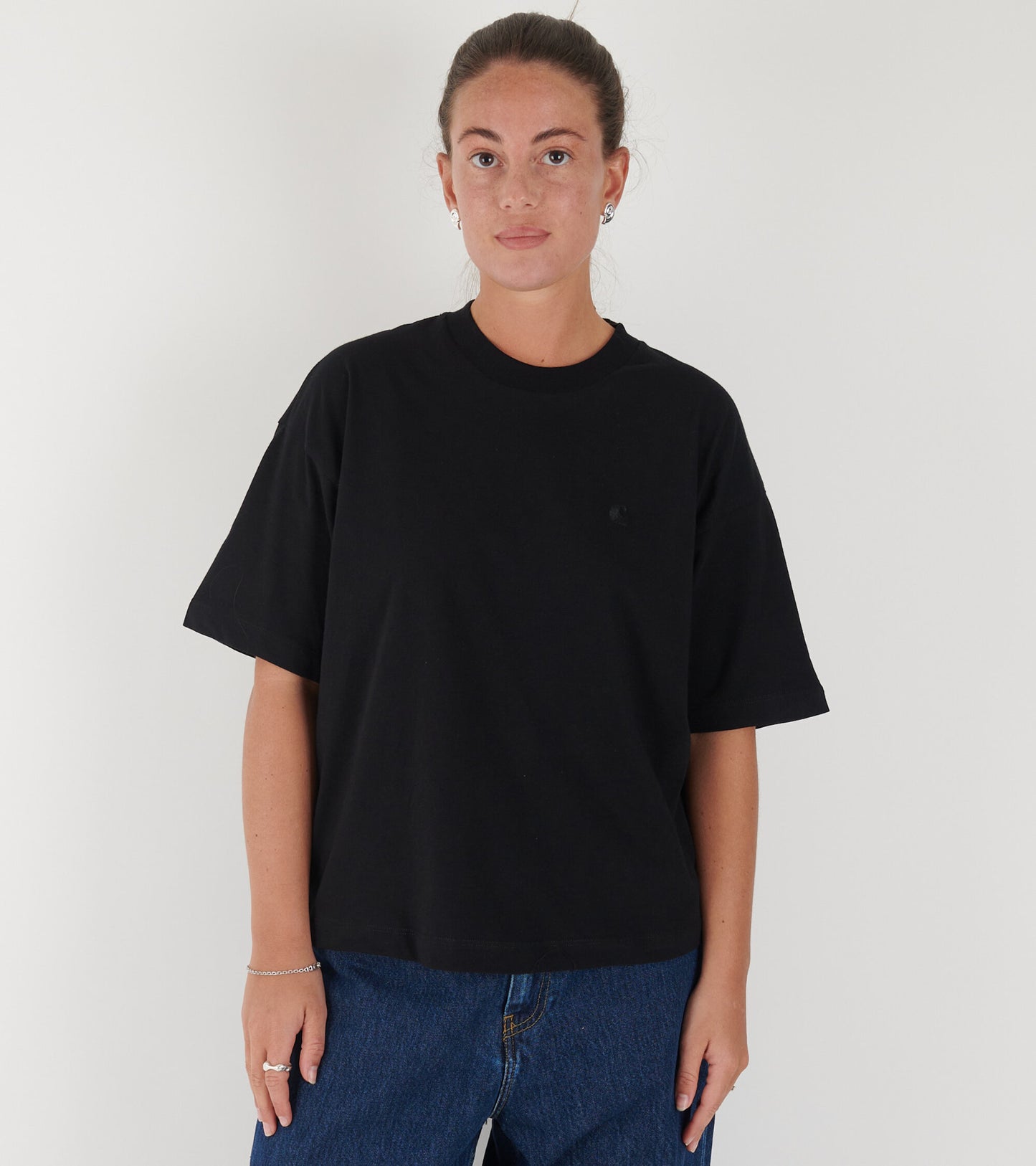 W S/S Chester T-shirt Black