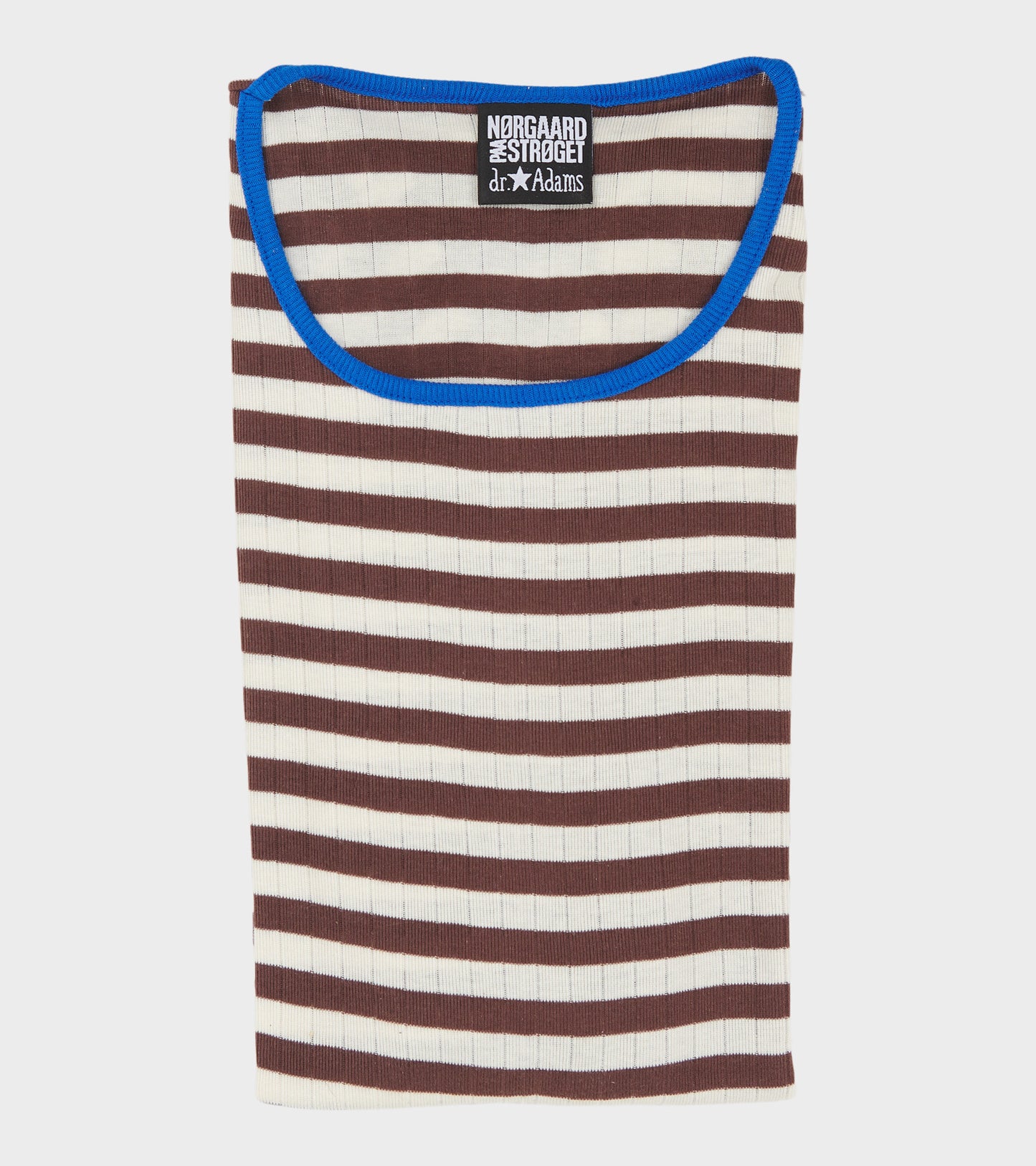 X dr. Adams 101 Rib Ecru/Brown/Cobalt Blue