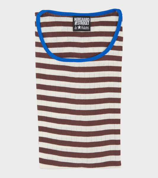 X dr. Adams 101 Rib Ecru/Brown/Cobalt Blue