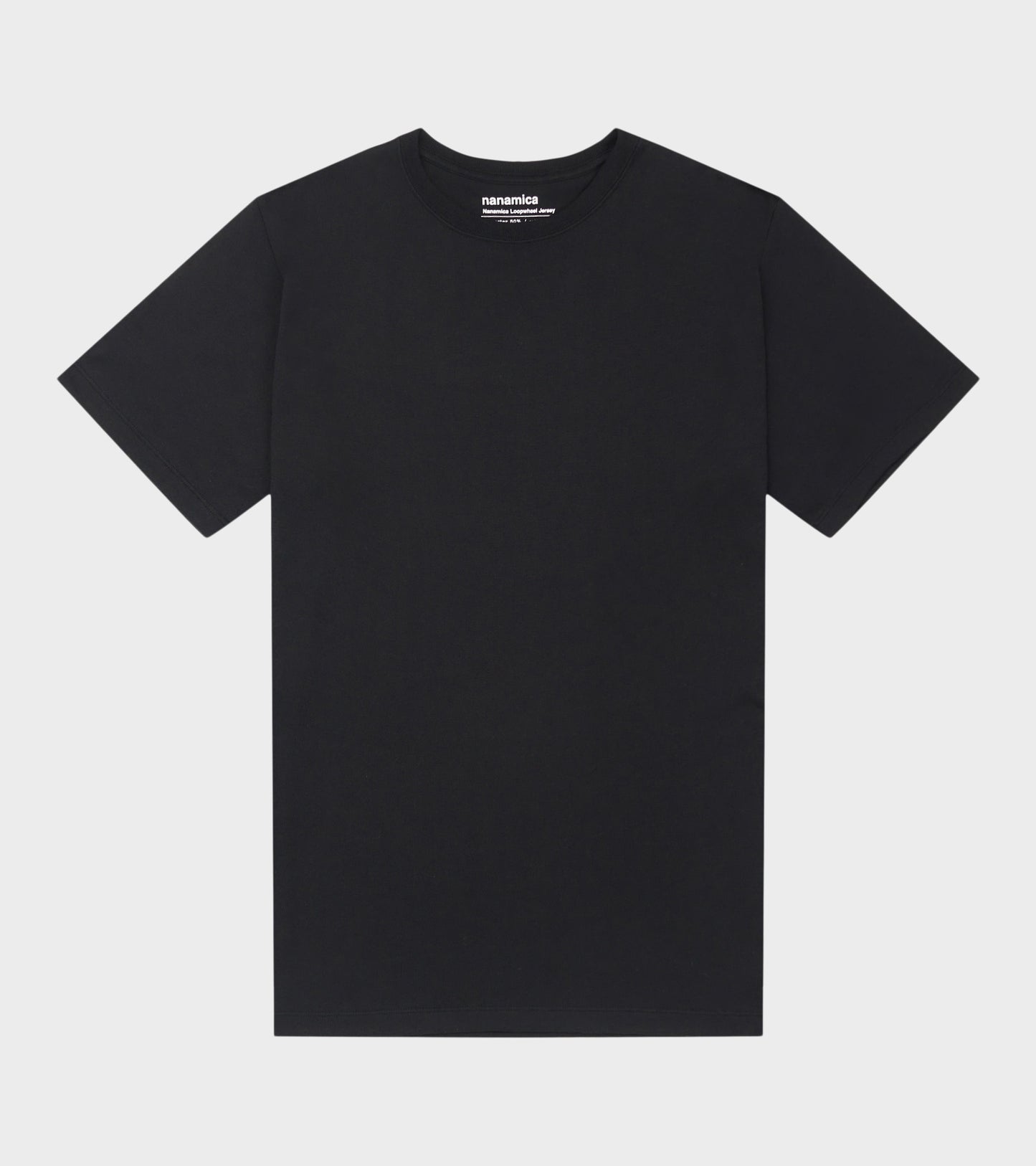 Loopwheel Coolmax Jersey Tee Black
