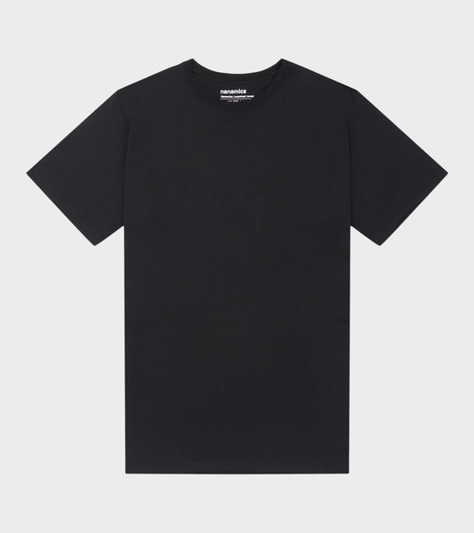 Loopwheel Coolmax Jersey Tee Black
