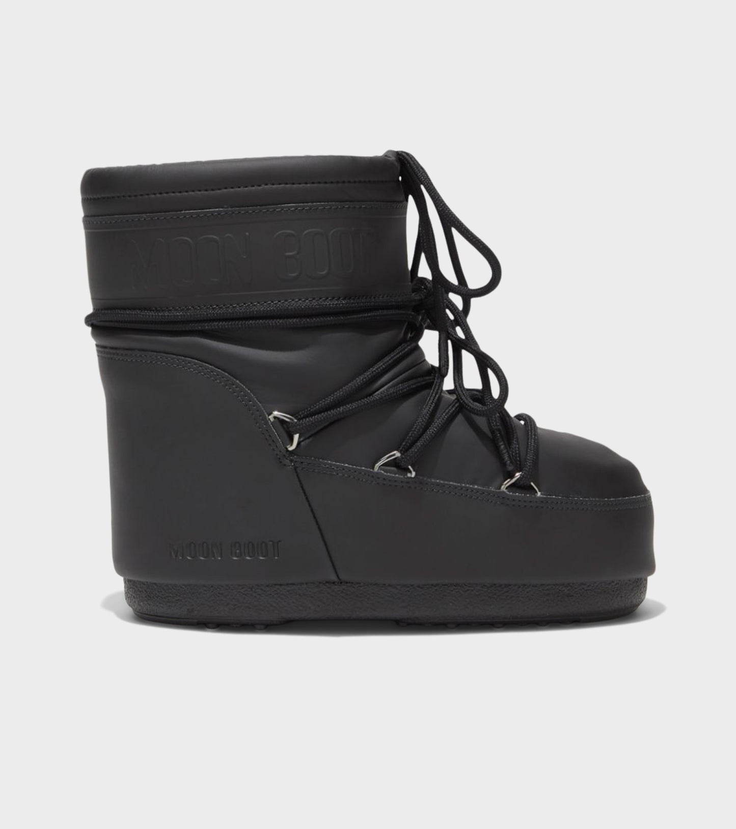 Moon Boot Icon Low Rubber Black
