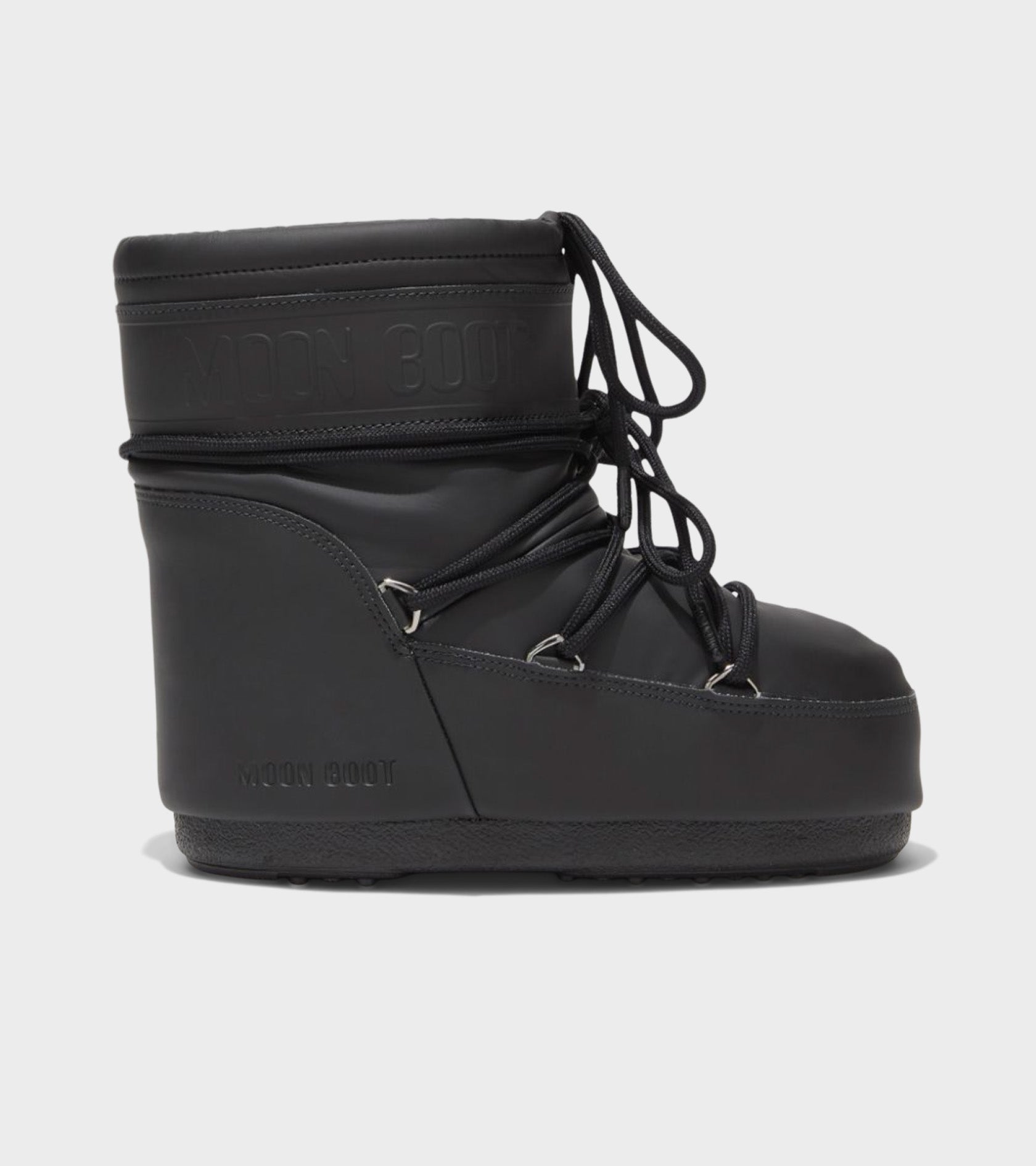 Moon Boot Icon Low Rubber Black