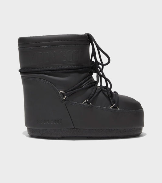 Moon Boot Icon Low Rubber Black