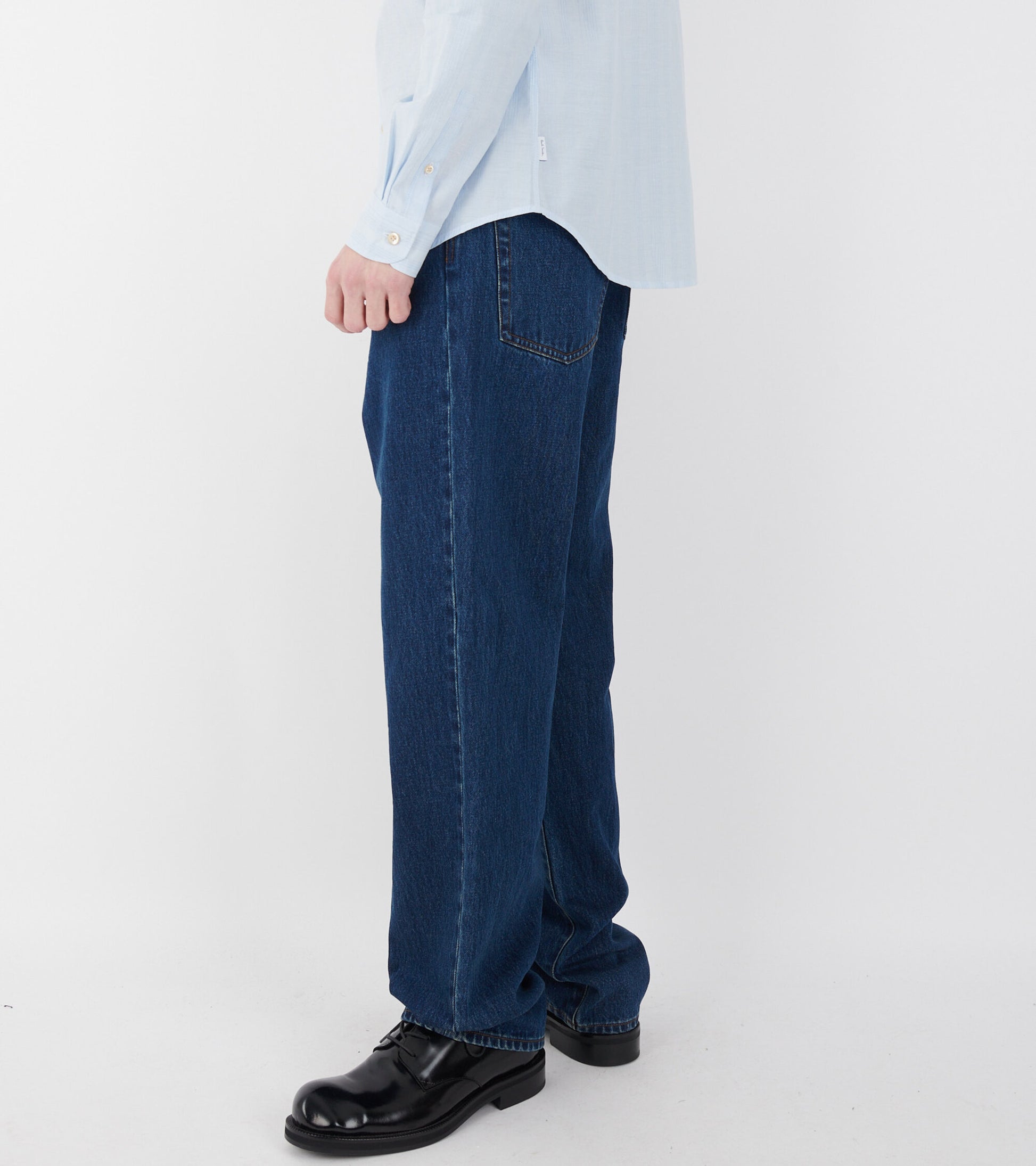 Relaxed Denim Jeans Indigo Blue