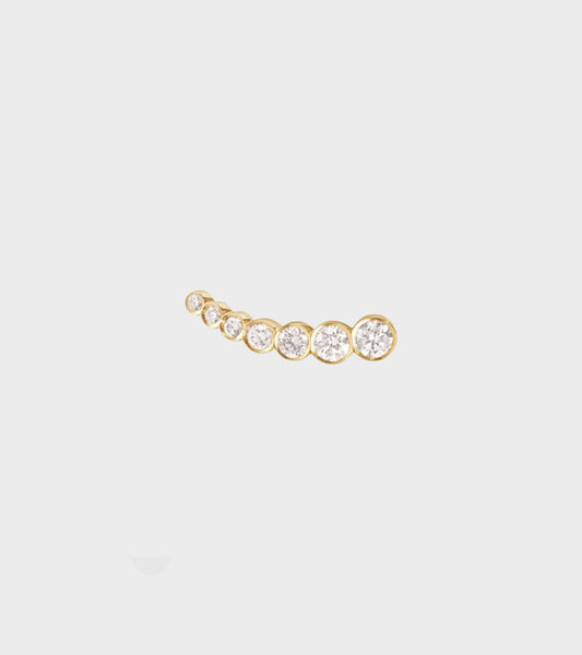 Petite Croissant de Lune Left Gold