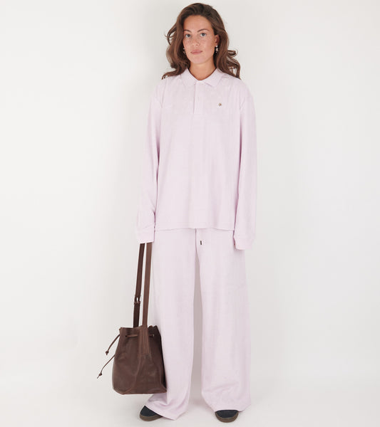 Full Grain Leather Bucket Bag Brown