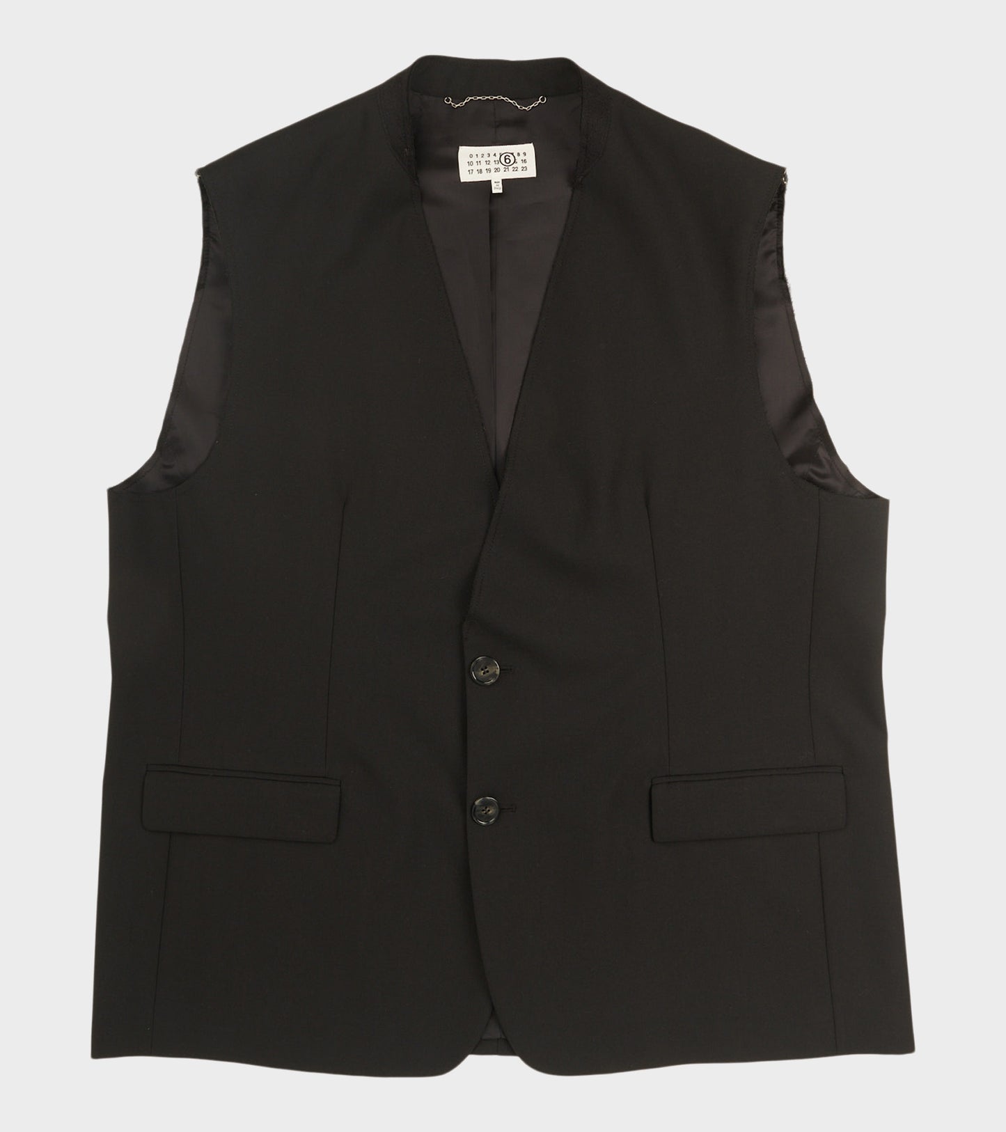 M Tailored Vest Black