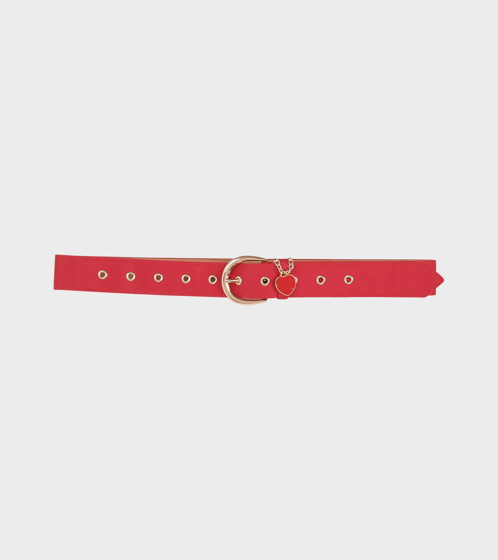 Snoopy Belt Bright Red