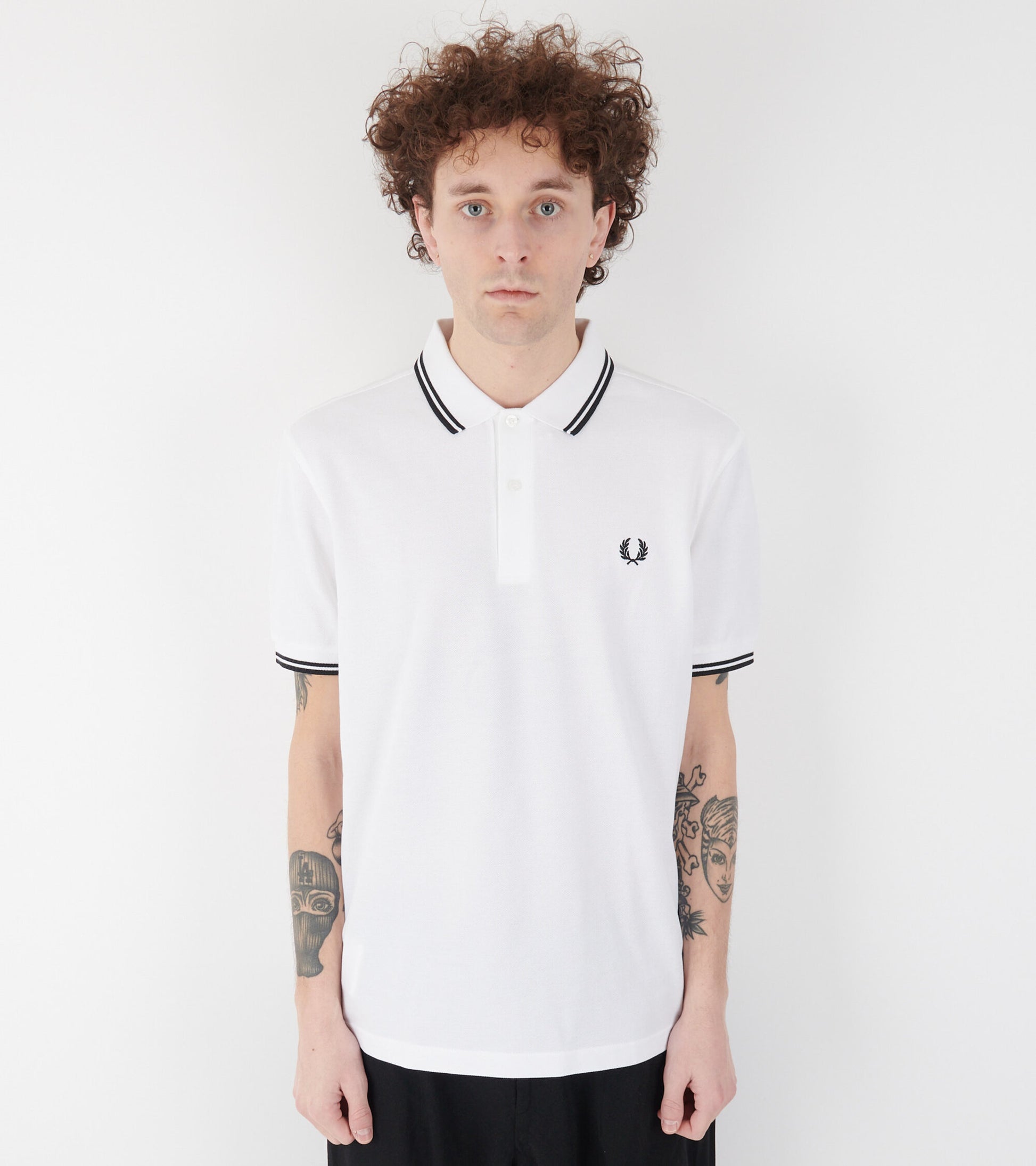 Fred Perry Polo White