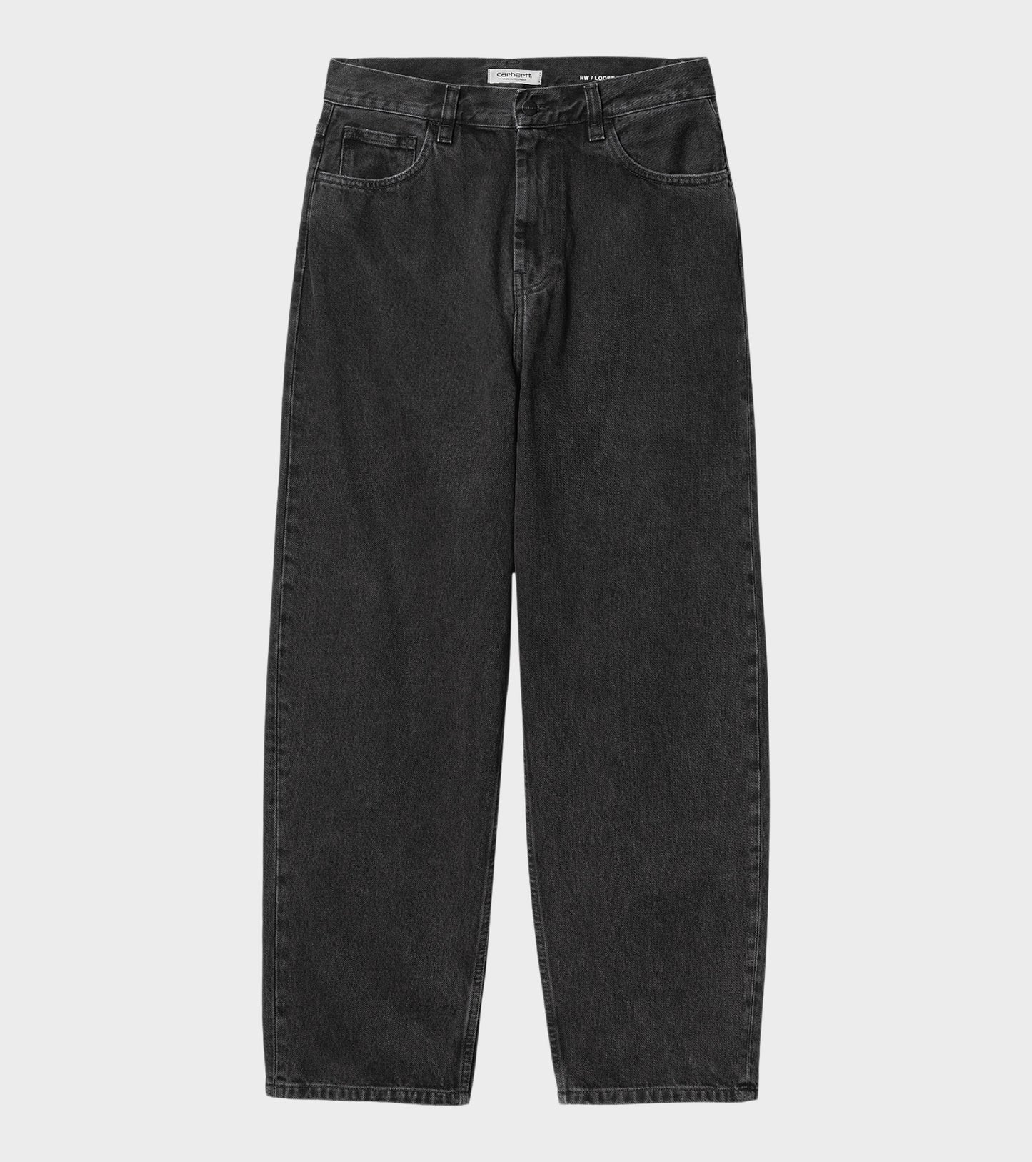 W Brandon Pant Stone Washed Black