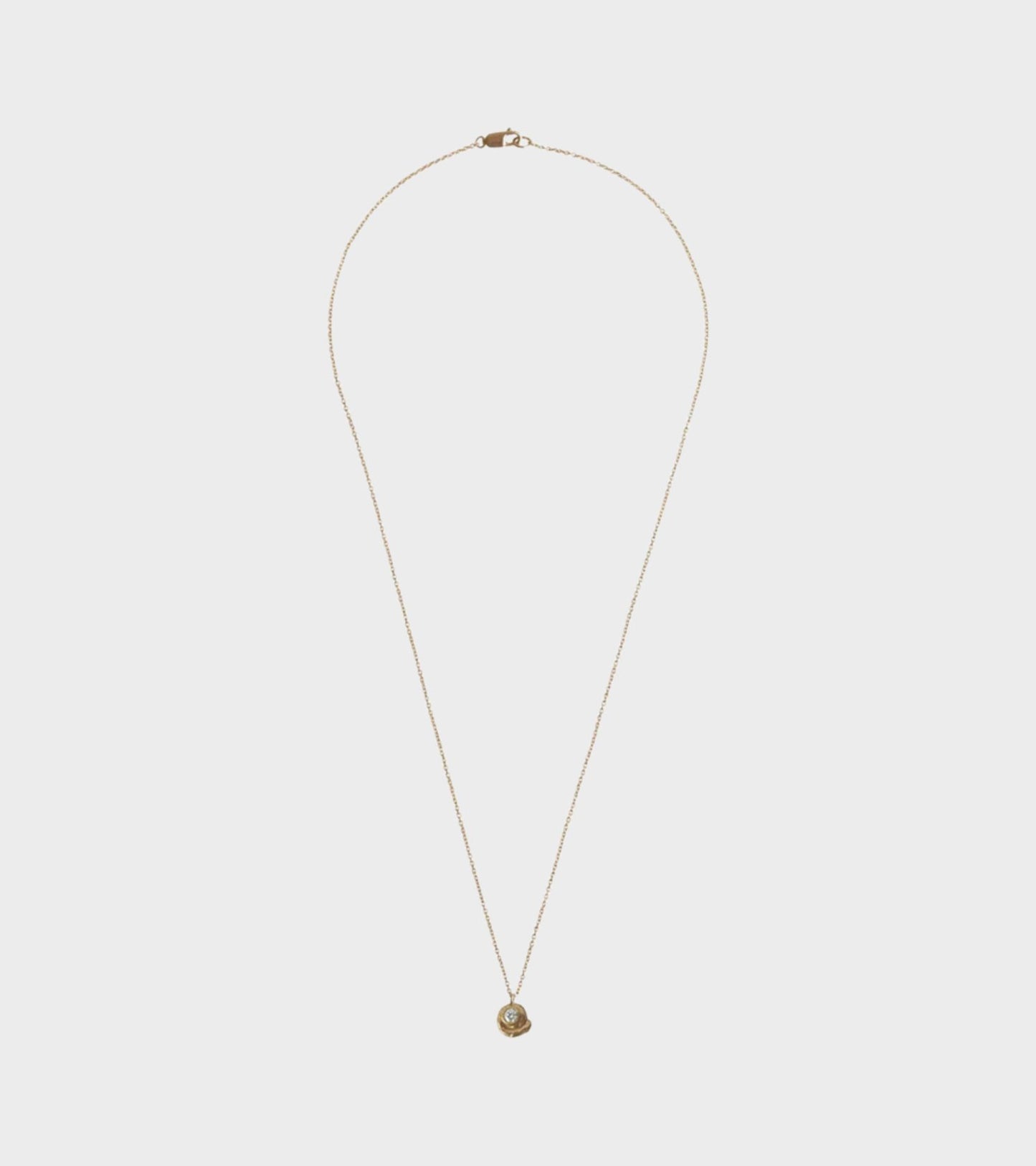 Fern Diamond Necklace Gold