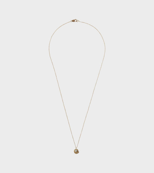 Fern Diamond Necklace Gold