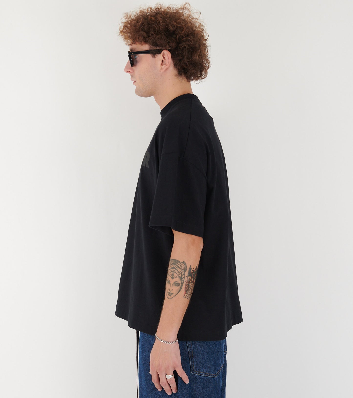 Boxy Logo T-shirt Black