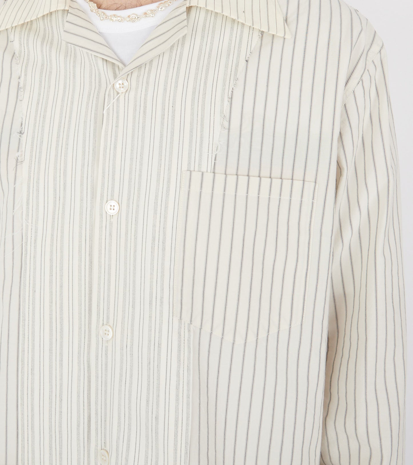 Stripe Shirt Ecru