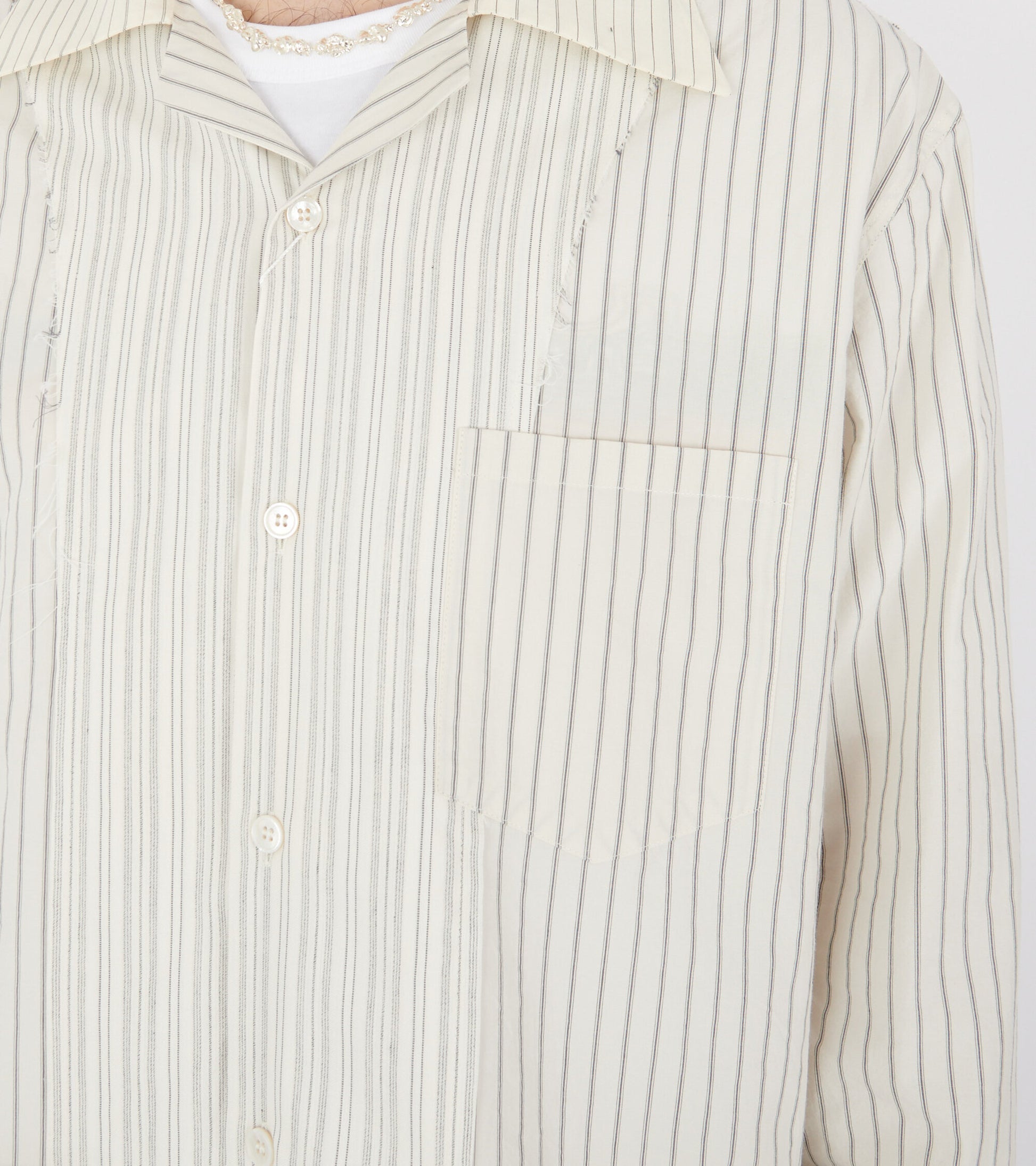 Stripe Shirt Ecru