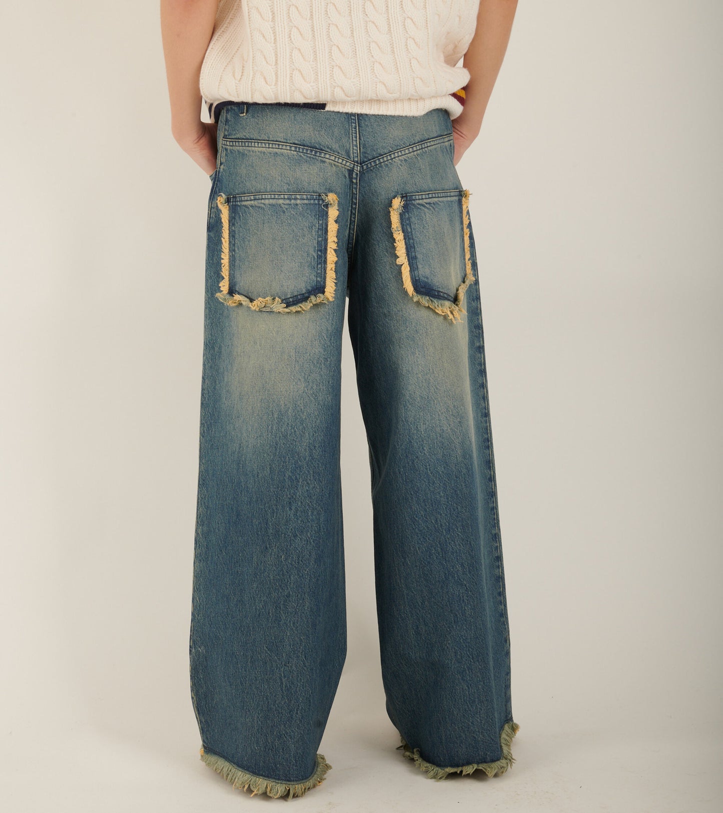 Palm Angels Boxy Jeans Blue