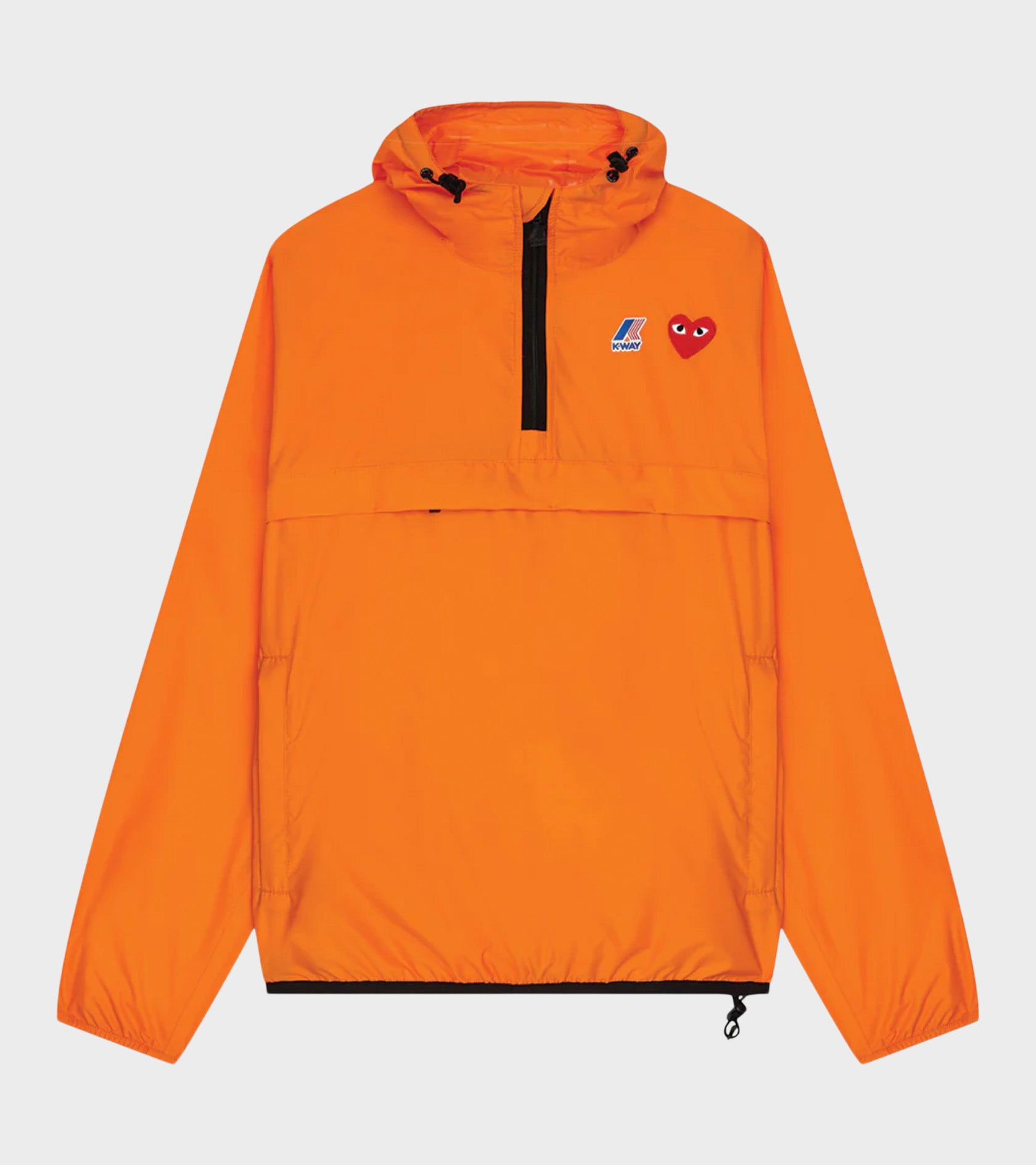 K-WAY Packable Half Zip Anorak Orange