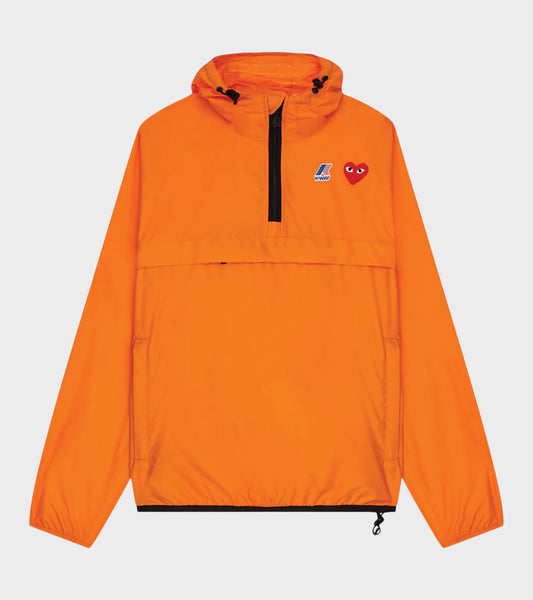 K-WAY Packable Half Zip Anorak Orange