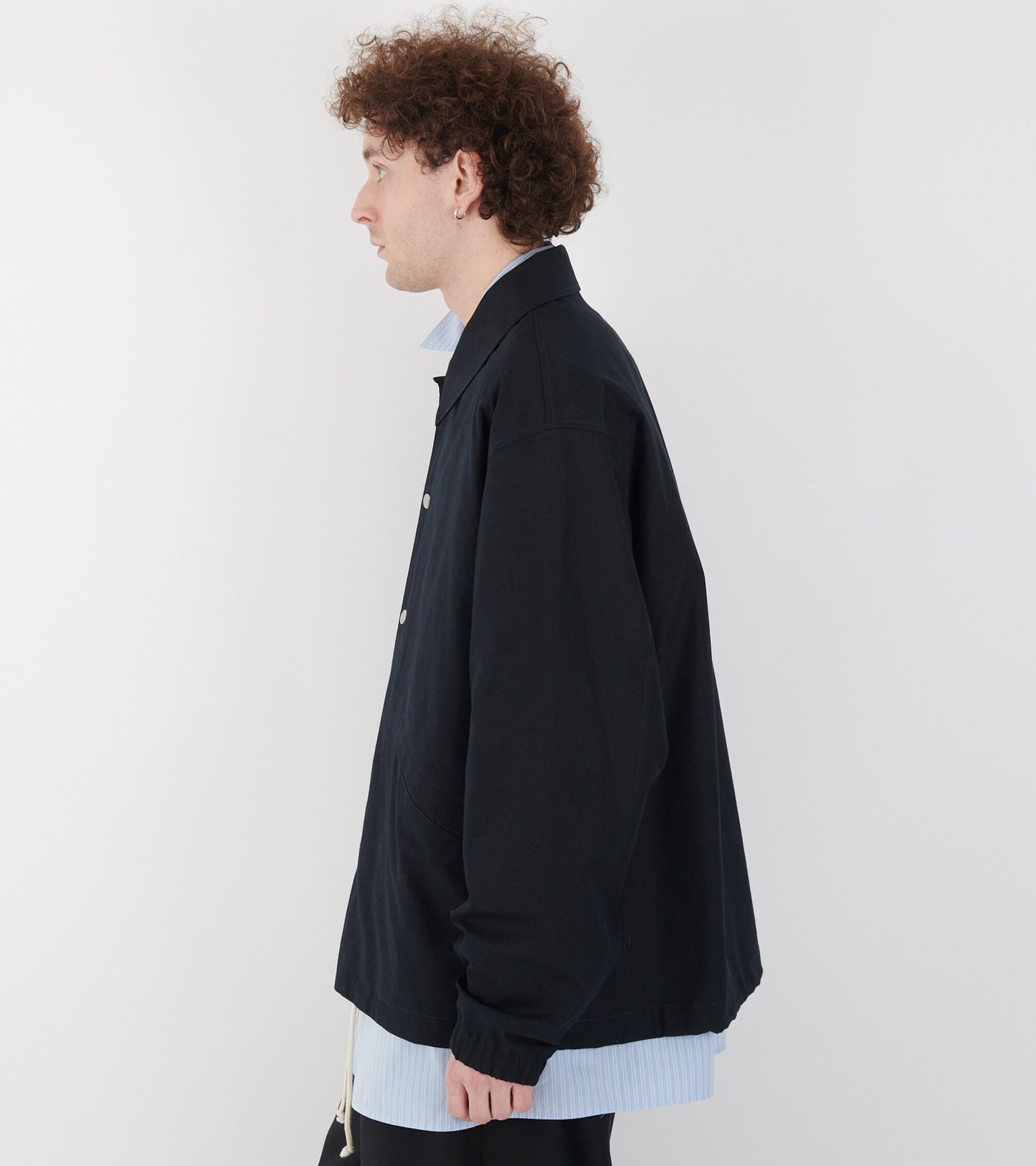 Water Repellent Overshirt Dark Navy