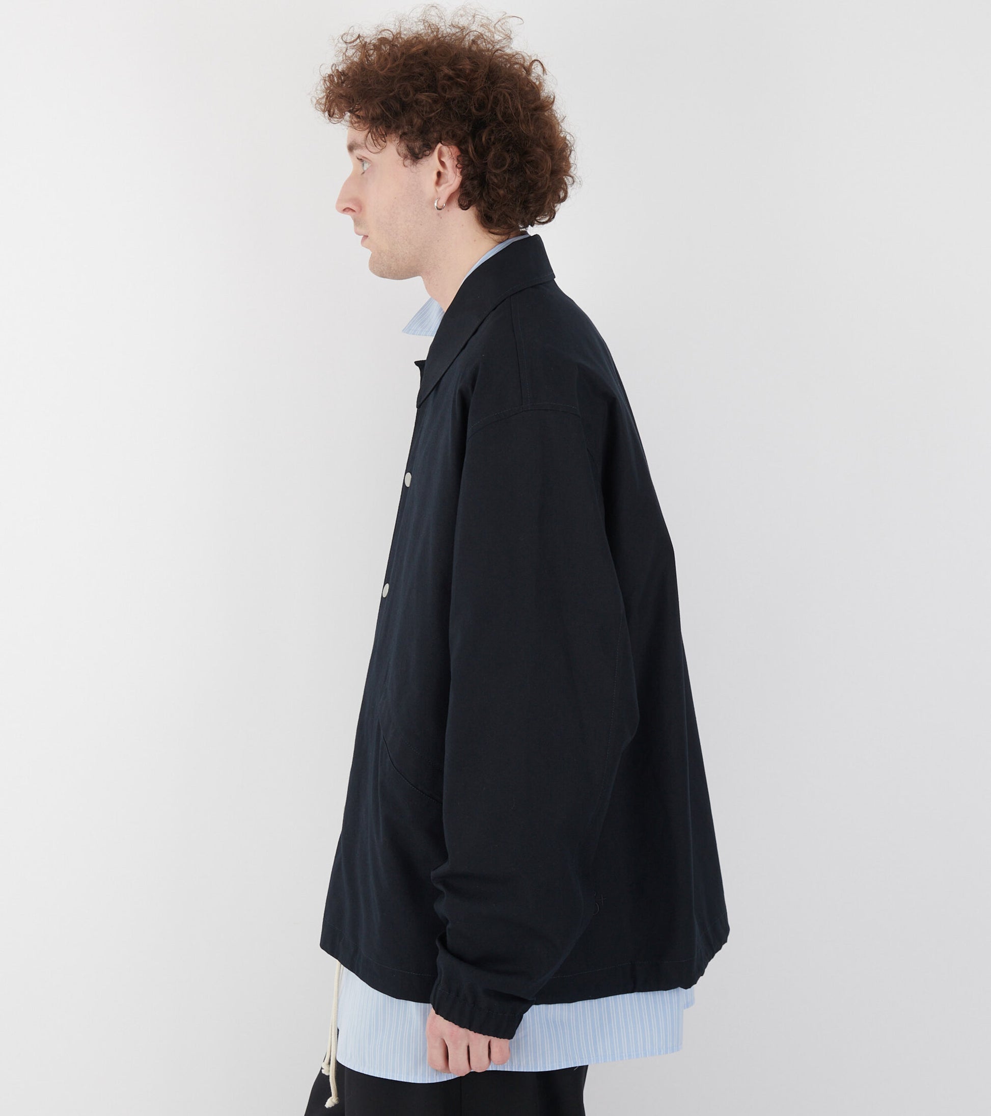 Water Repellent Overshirt Dark Navy