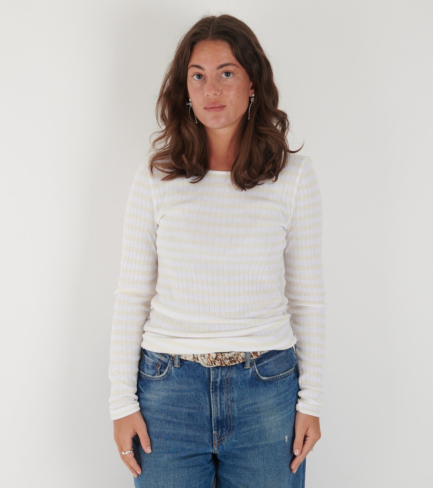 101 Rib White/Ecru