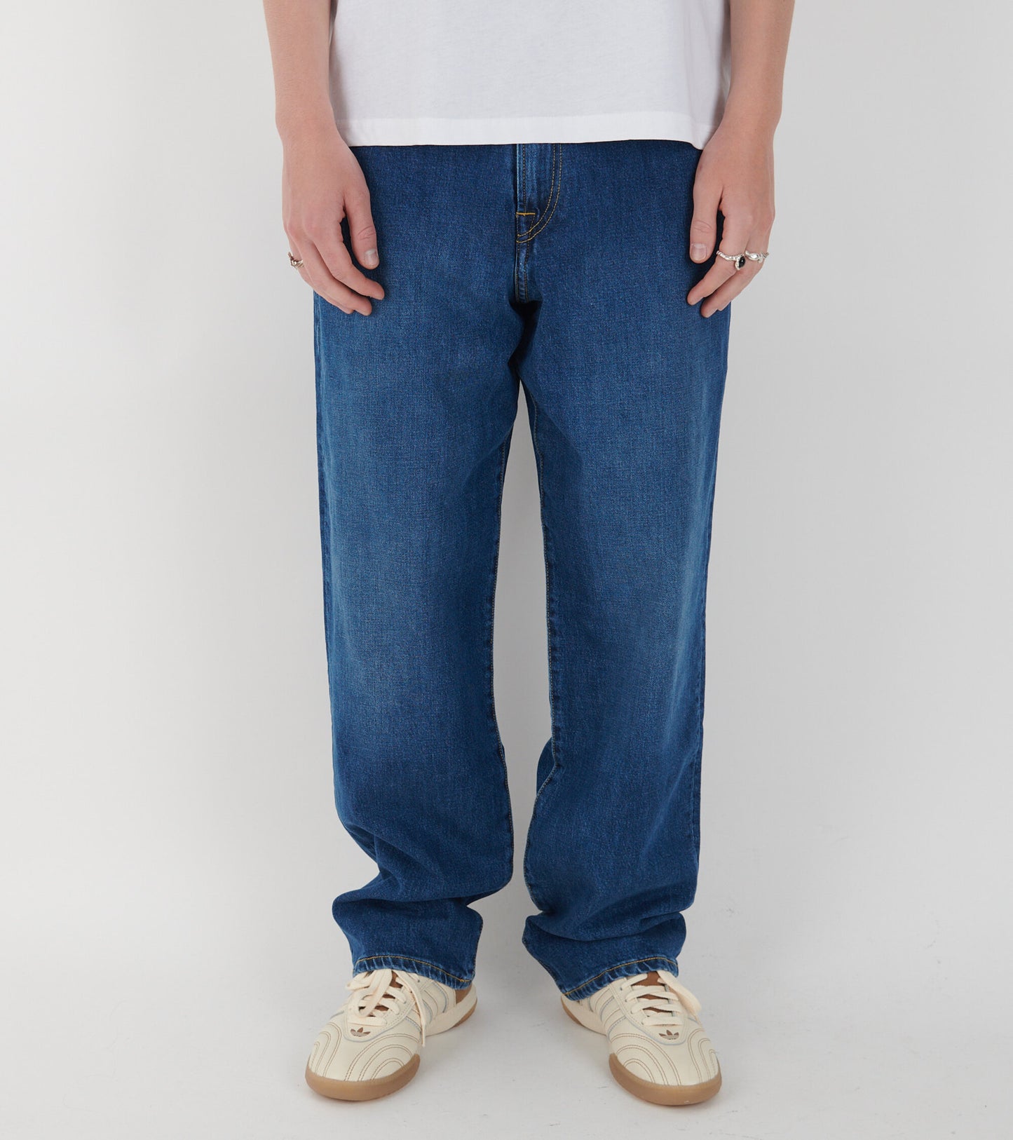 Relaxed Denim Jeans Blue