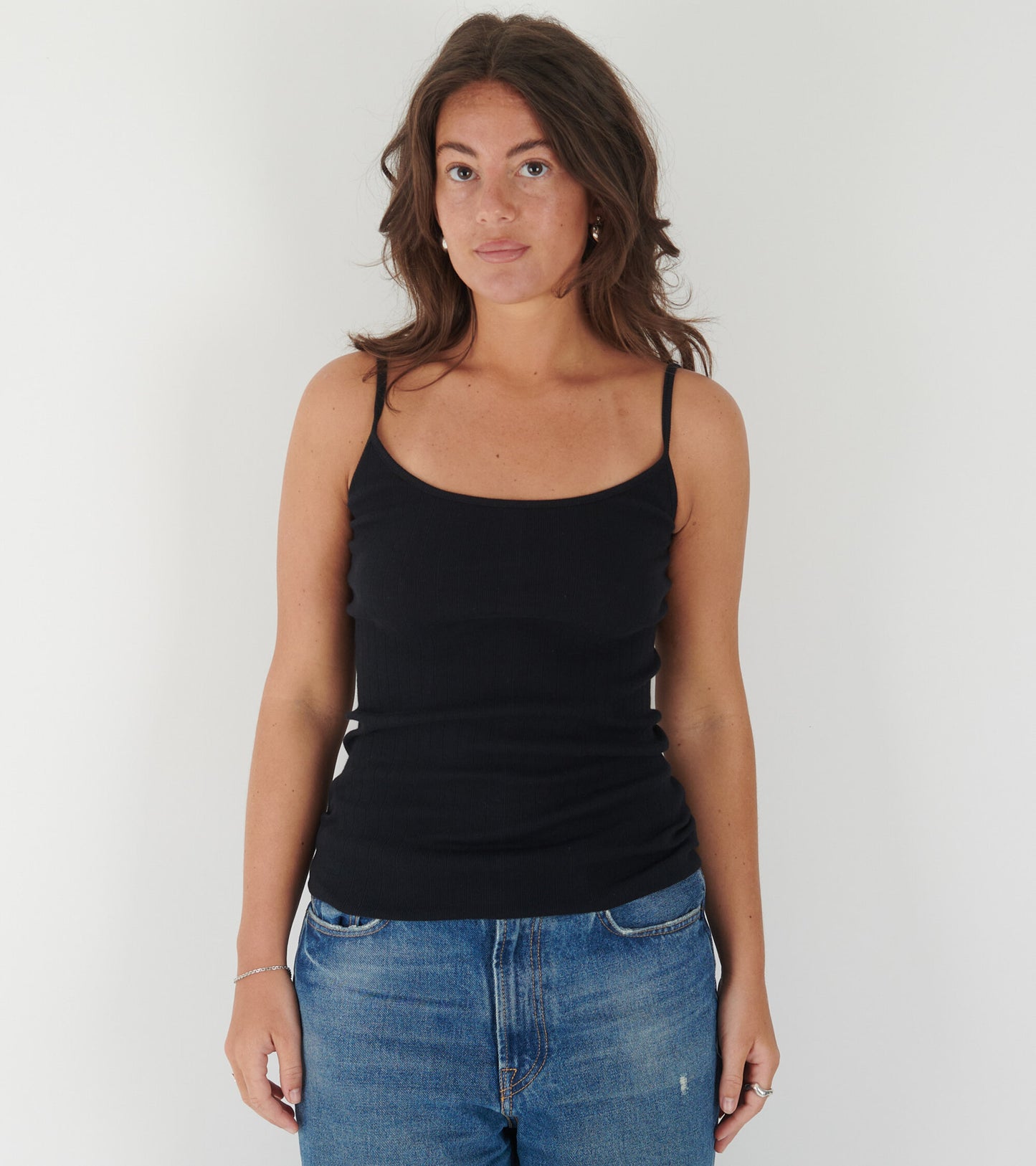 101 Strap Top Black