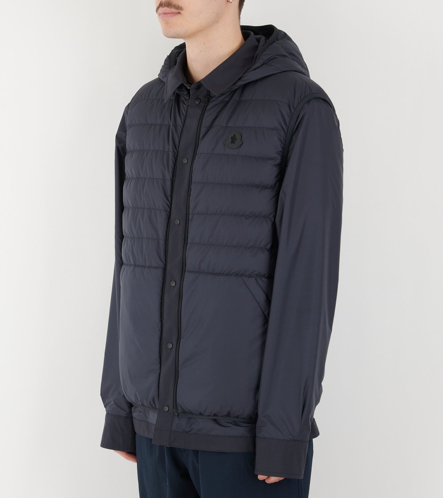 Charve Reversible Vest Jacket Navy