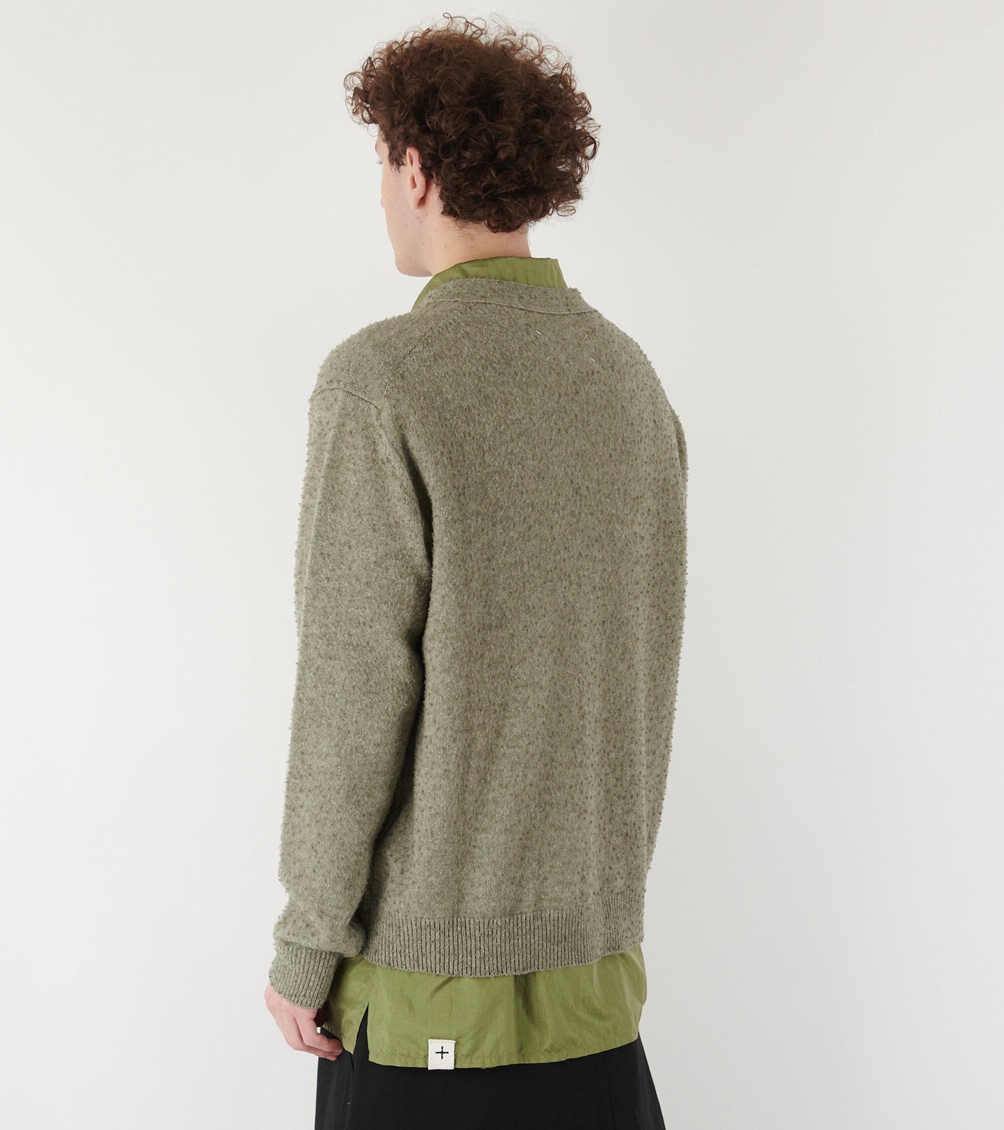 Pilling Cardigan Sage Green