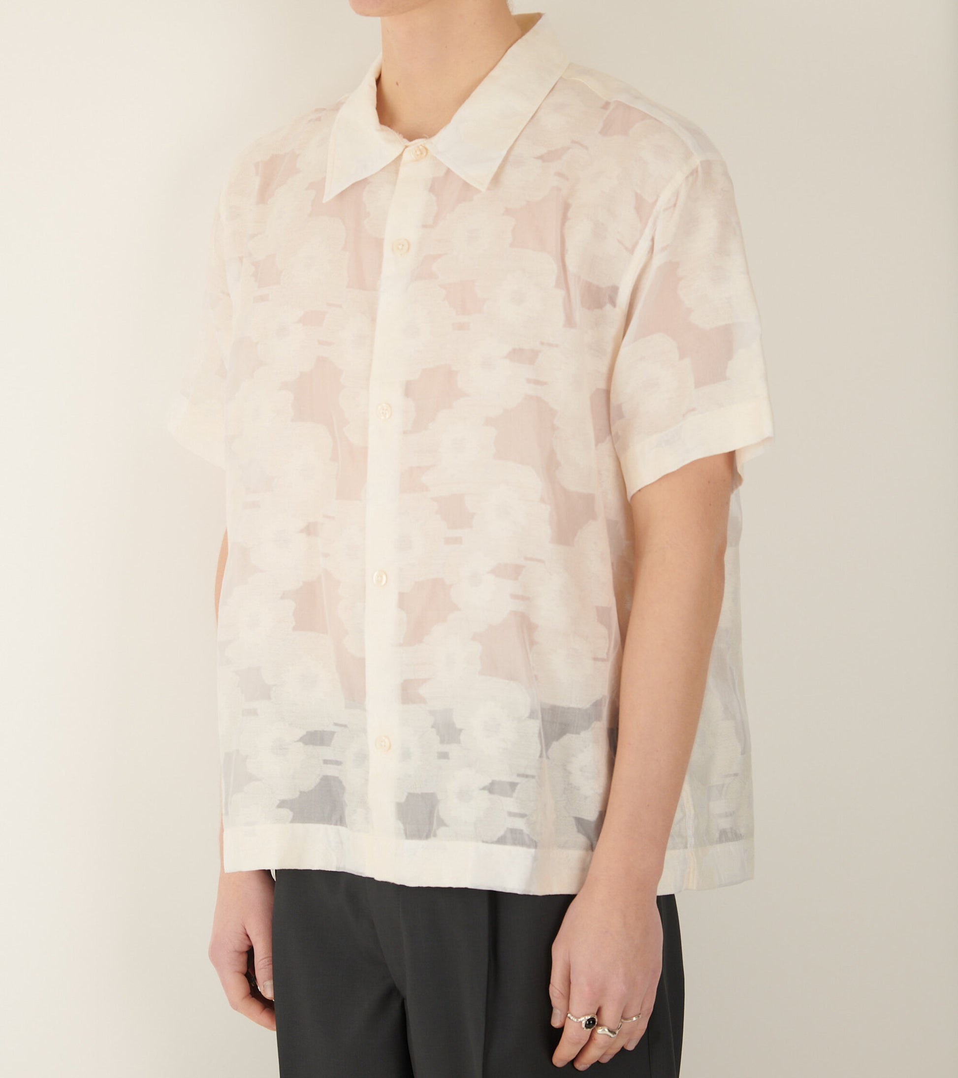 Holiday Shirt Floral Silk