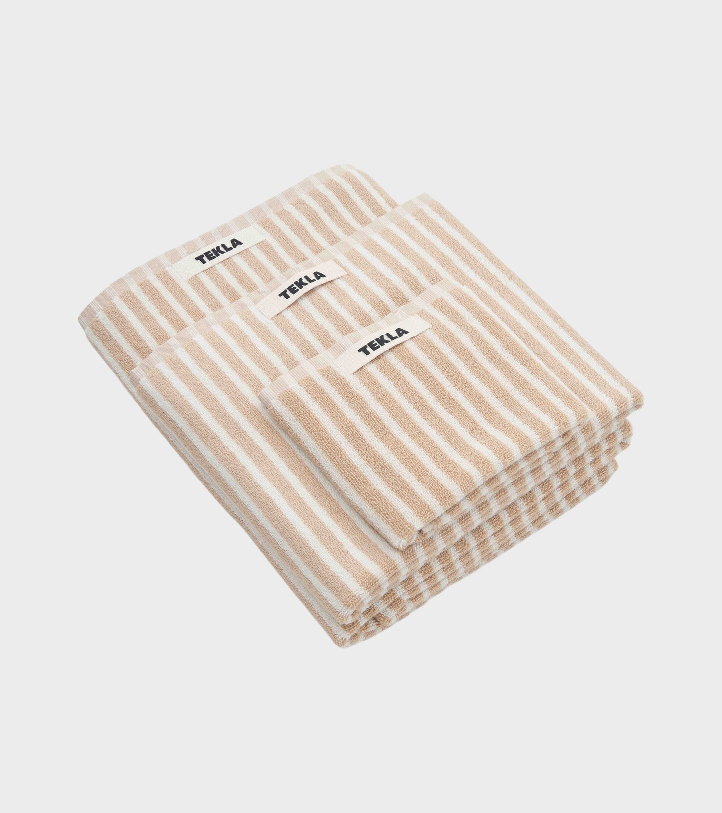 Bath Towel 70x140 Ivory Stripes