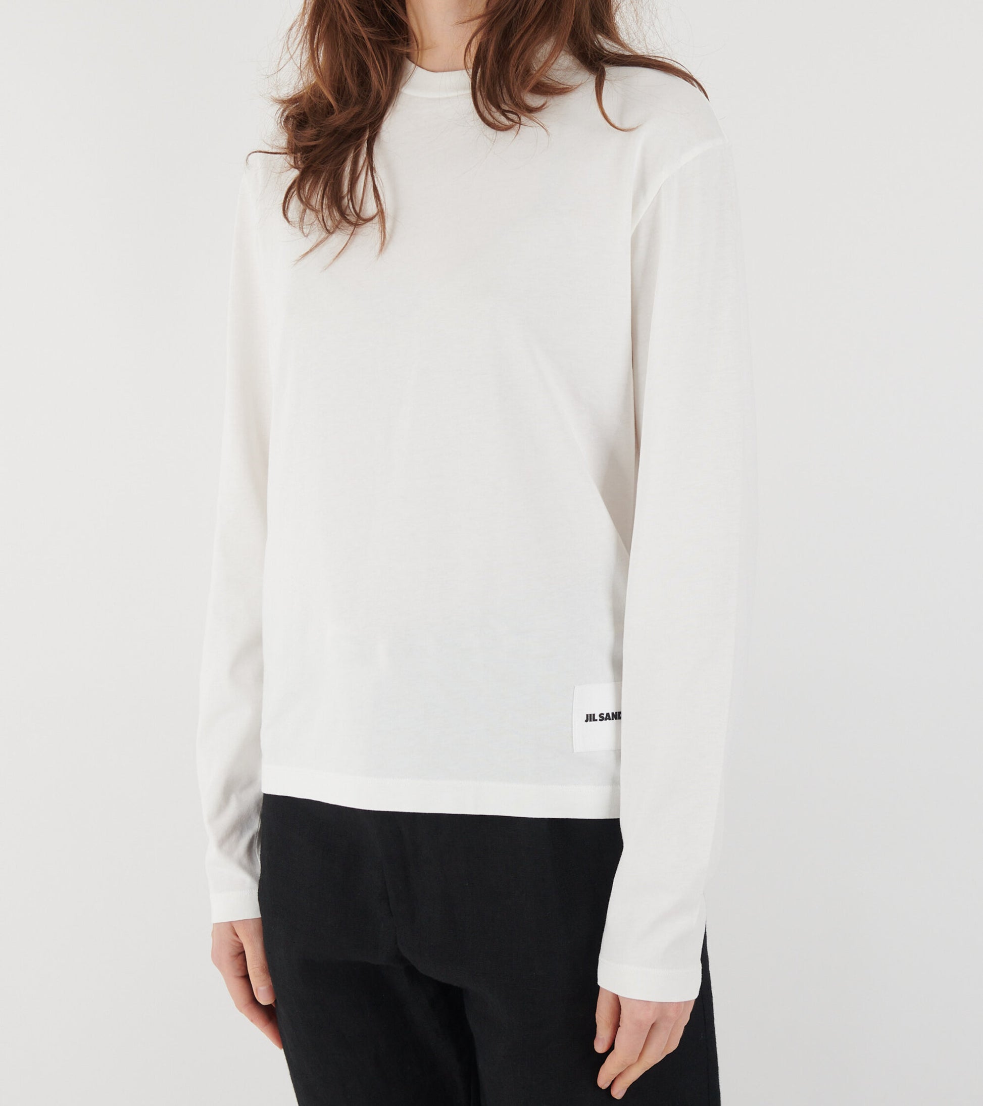 3-Pack LS T-shirt Set White