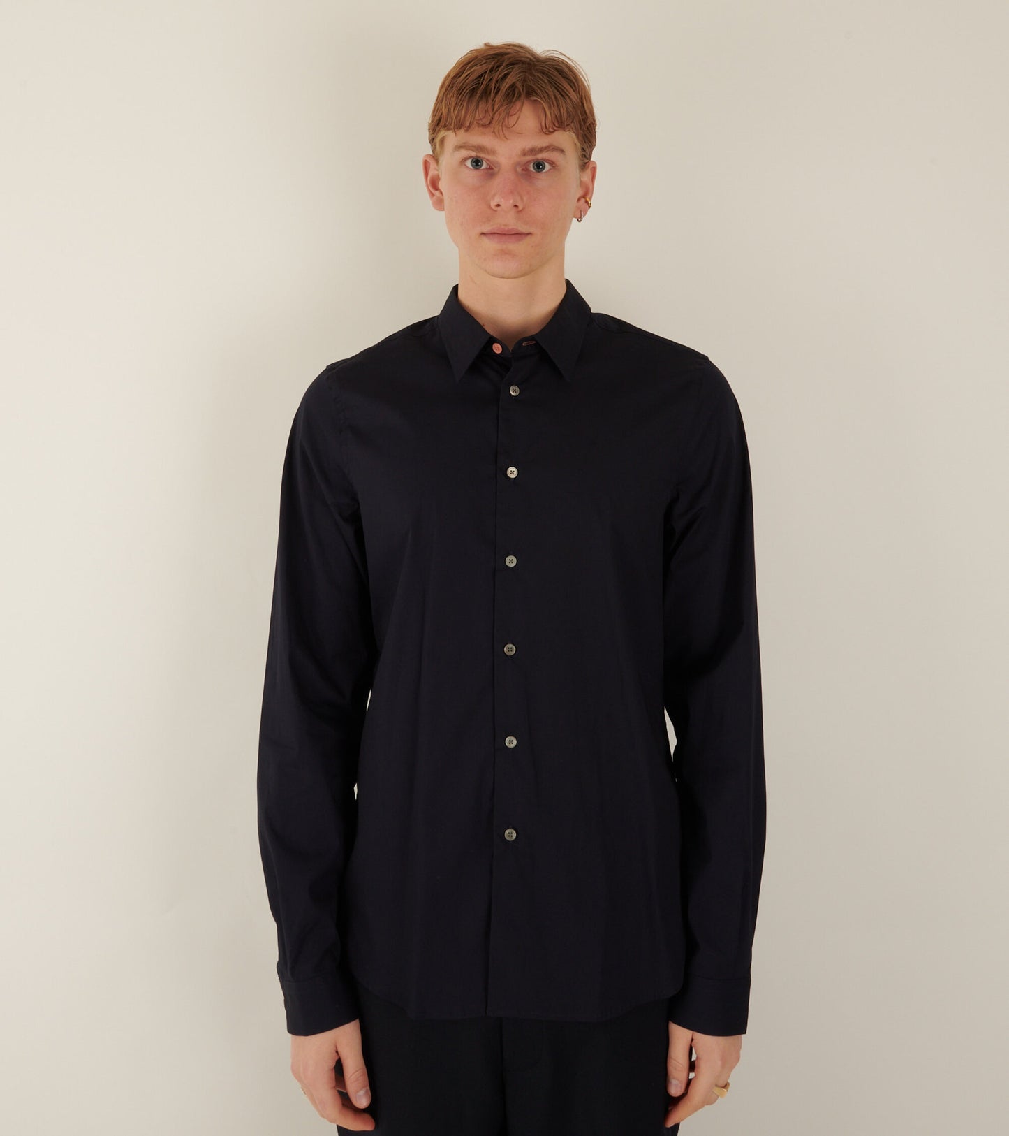 Classic Poplin Shirt Navy
