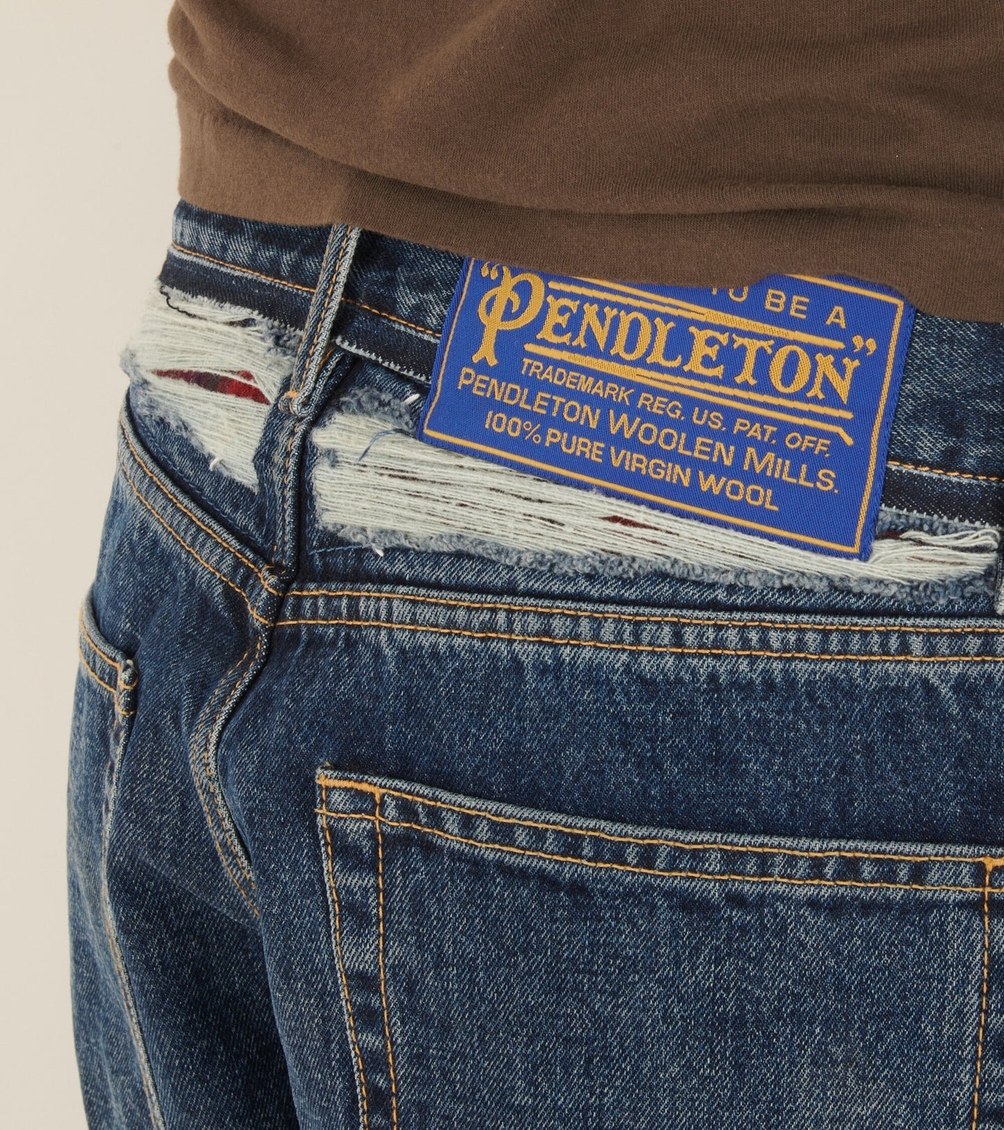 Pendleton Yoke Jeans Navy