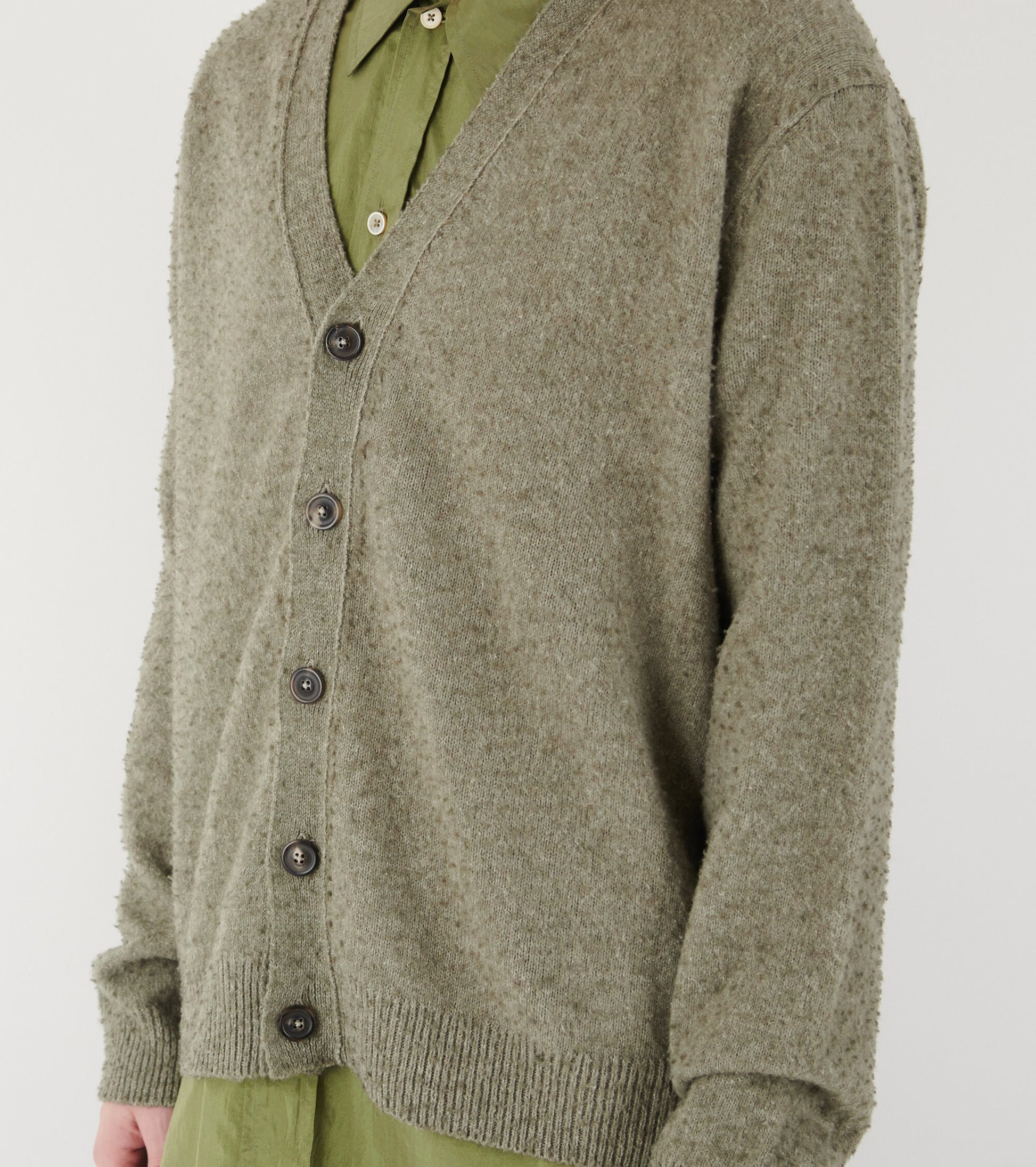 Pilling Cardigan Sage Green