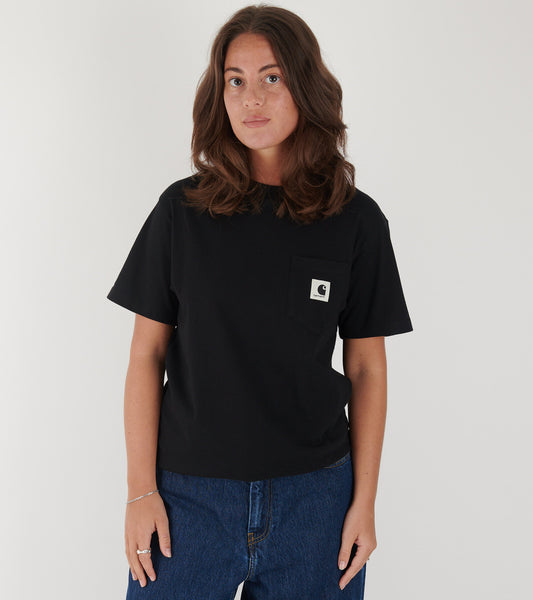W S/S Pocket T-shirt Black