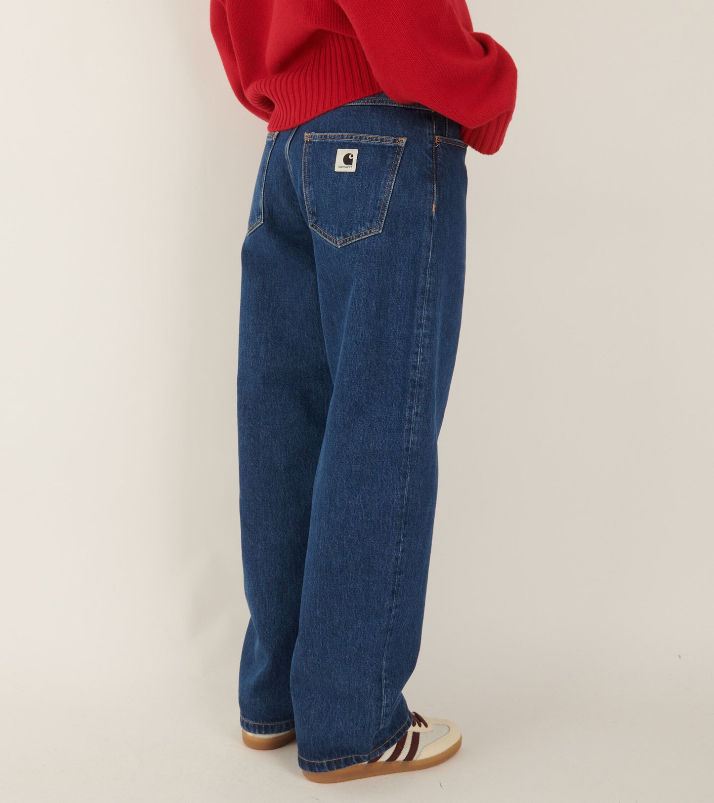 W Brandon Pant Stone Washed Blue
