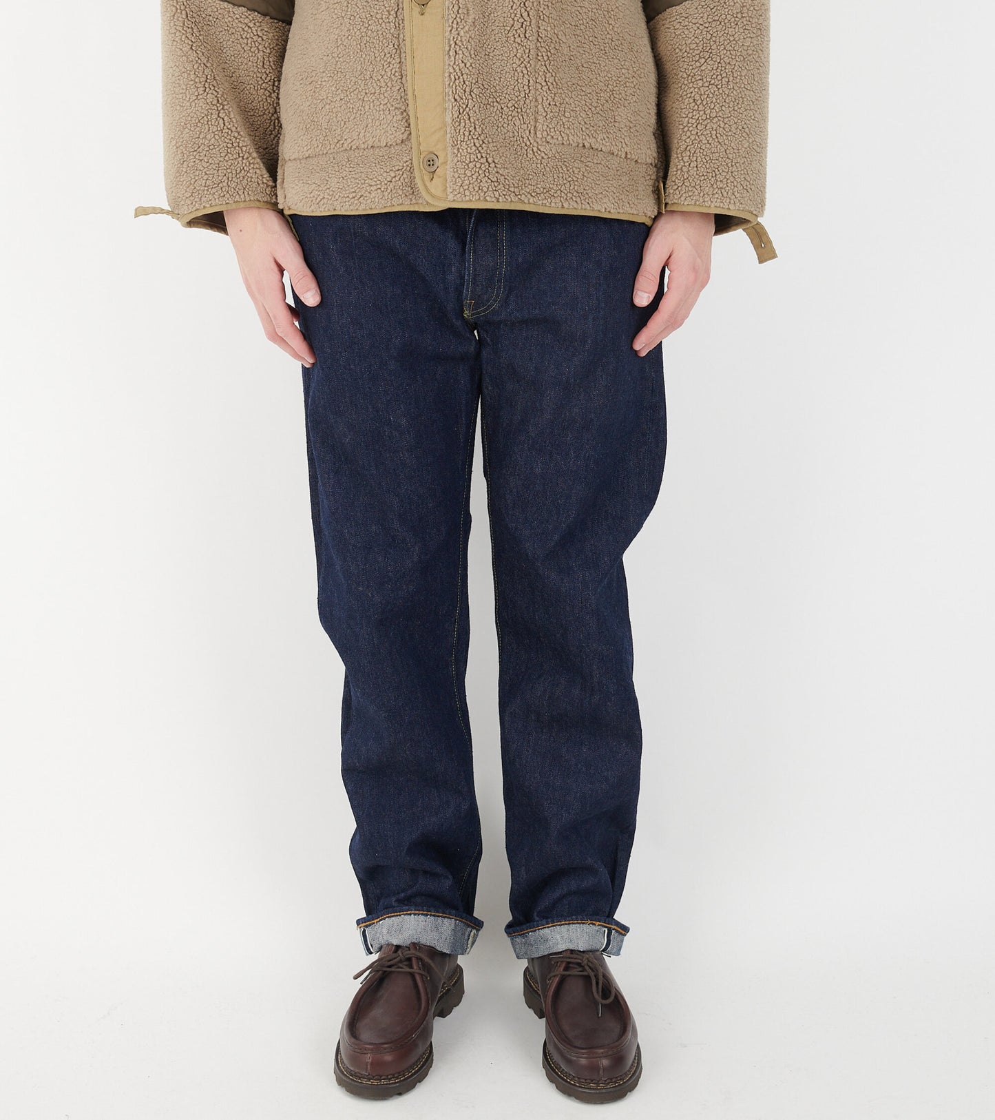 105 Standard Selvedge Denim Jeans Dark Blue