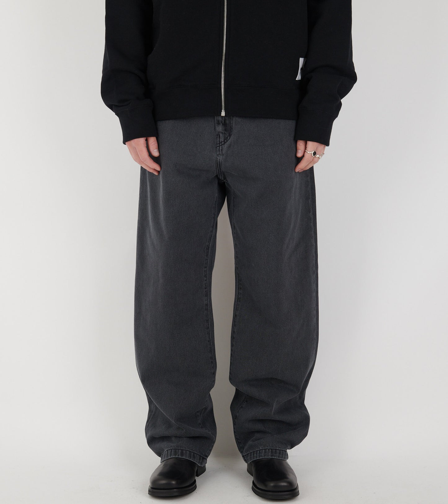 Landon Pant Black Heavy Stone Wash