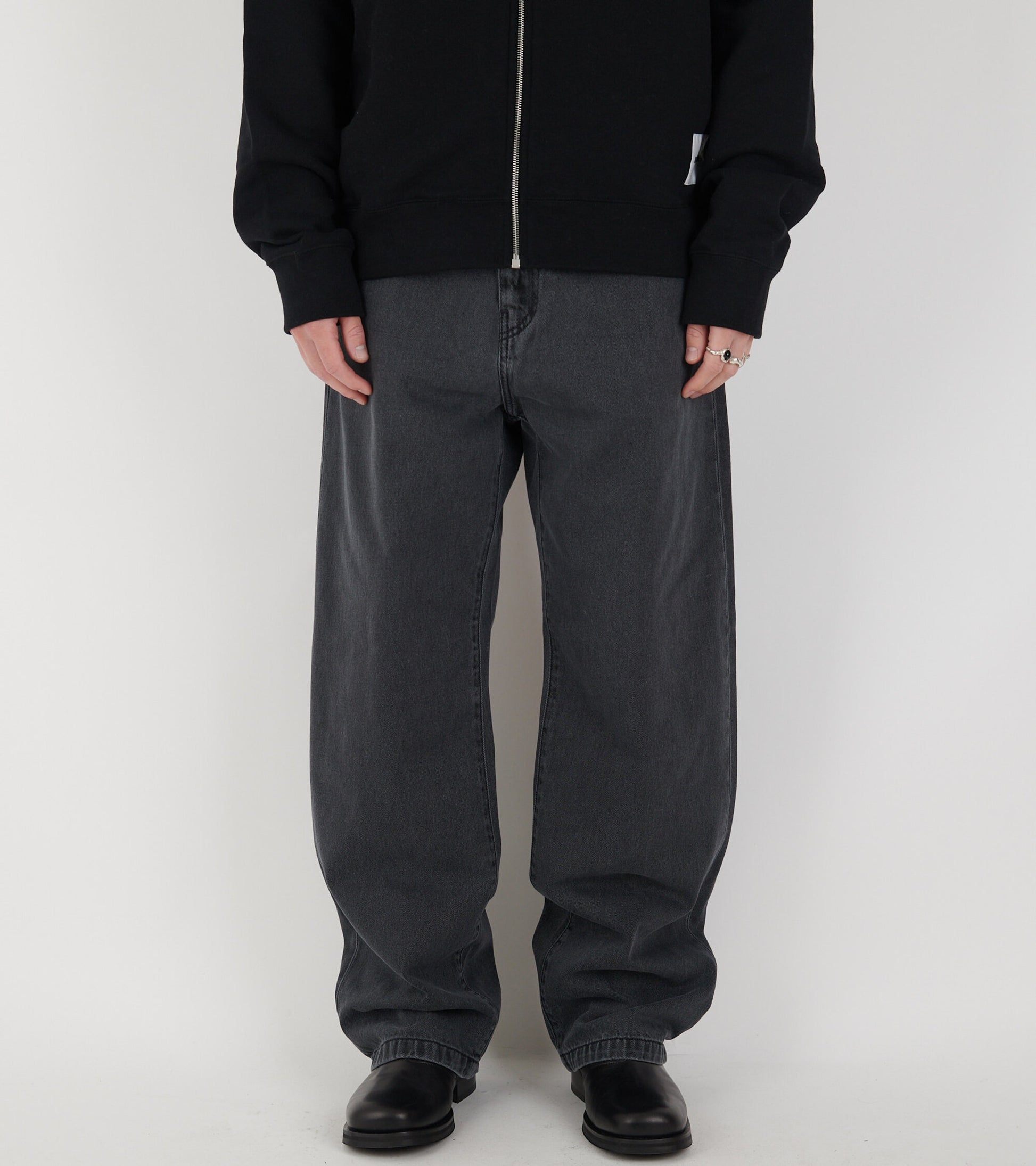 Landon Pant Black Heavy Stone Wash
