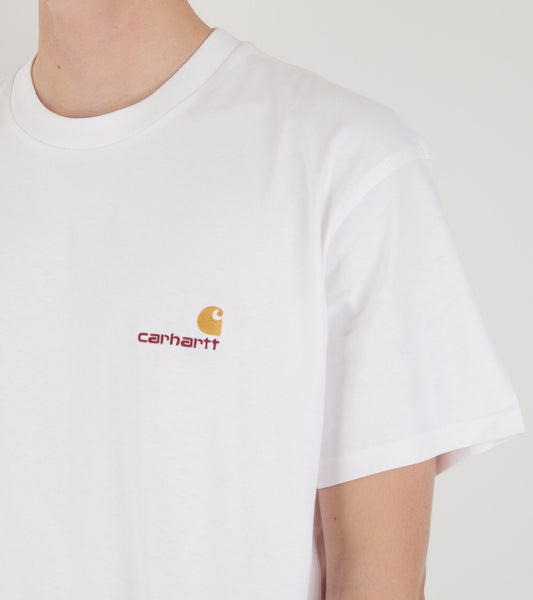 S/S American Script T-shirt White
