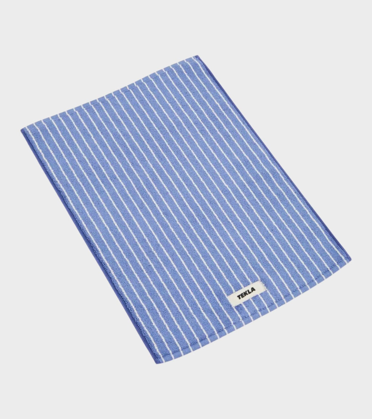 Bath Mat 50x70 Clear Blue Stripes