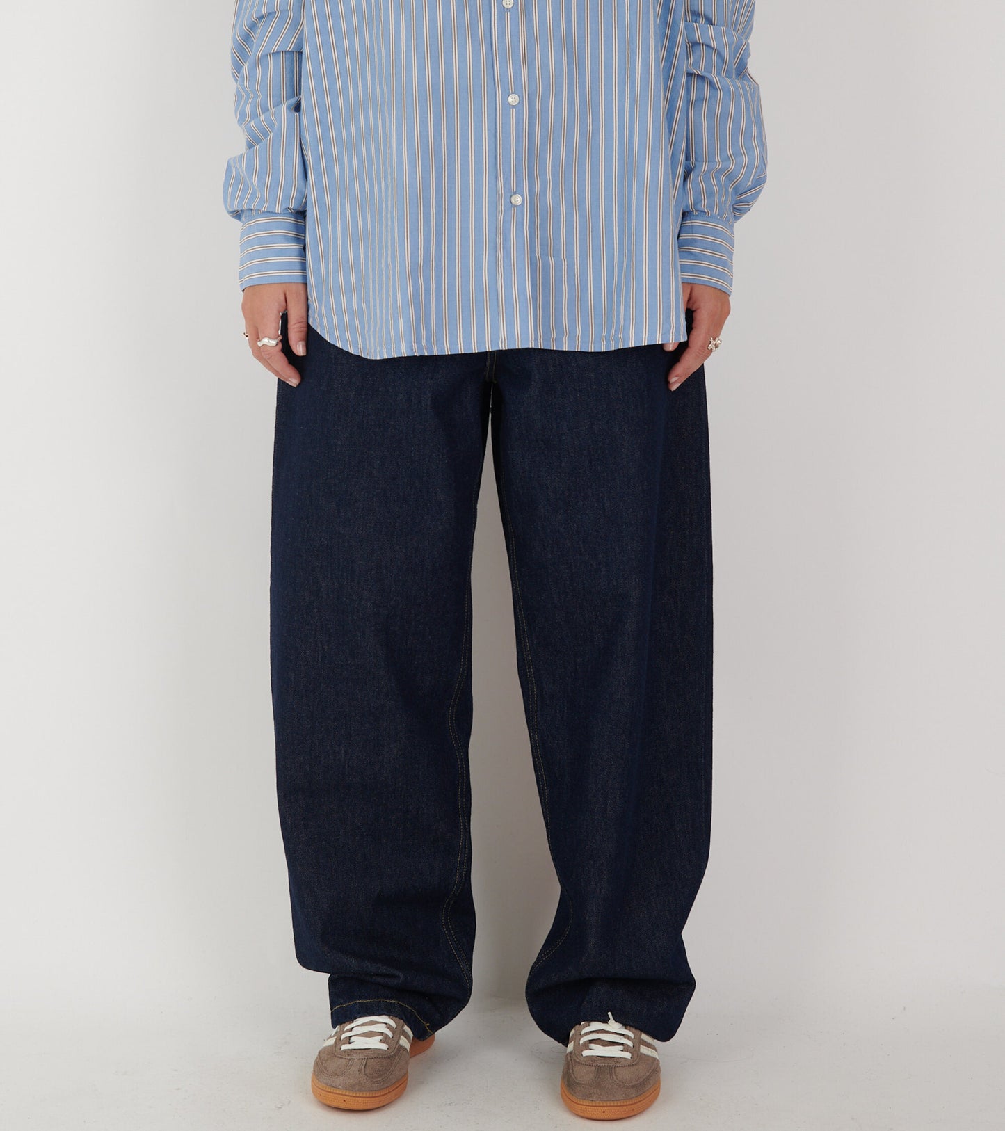 W Brandon Pant Blue Rinsed Denim